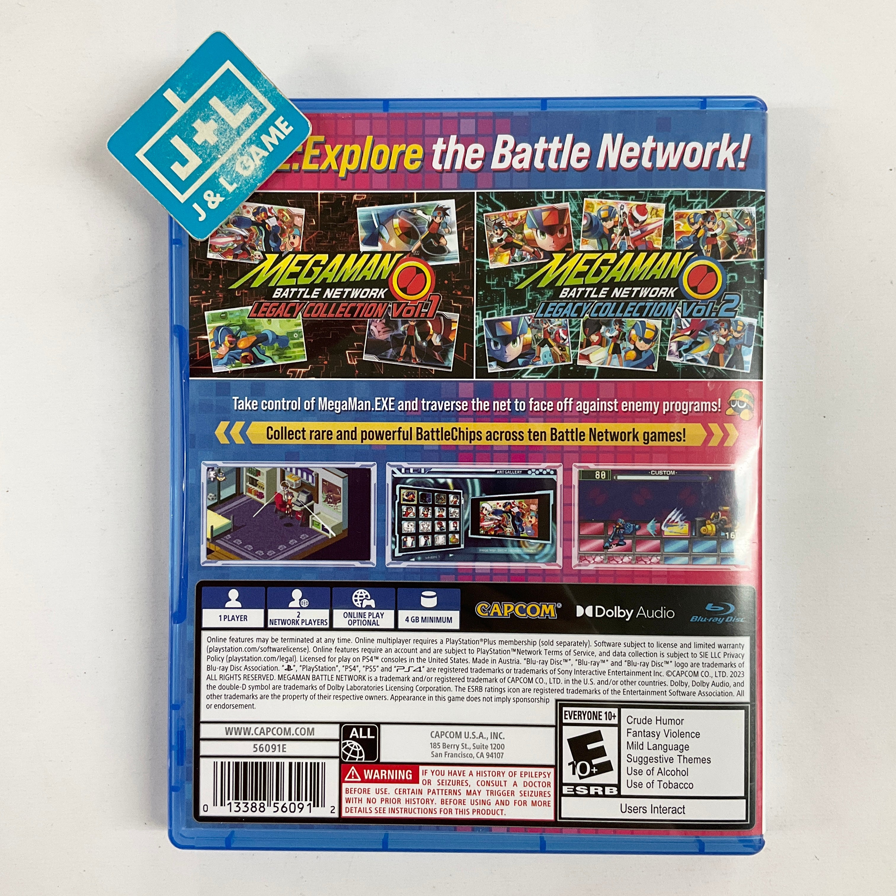 Mega Man Battle Network Legacy Collection - (PS4) PlayStation 4 [Pre-Owned] Video Games Capcom   