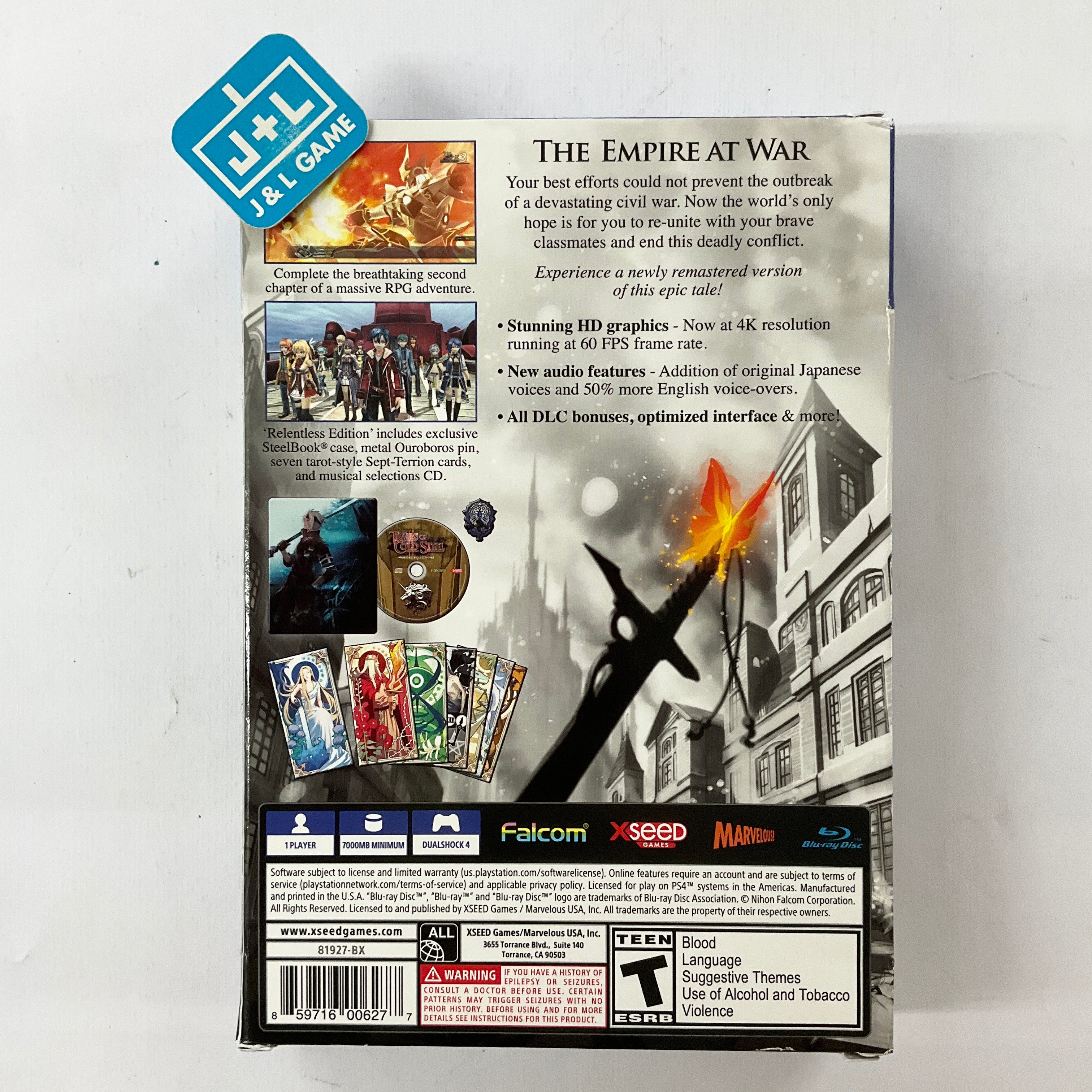The Legend of Heroes: Trails of Cold Steel II (Relentless Edition) - (PS4) PlayStation 4 [Pre-Owned] Video Games XSEED Games