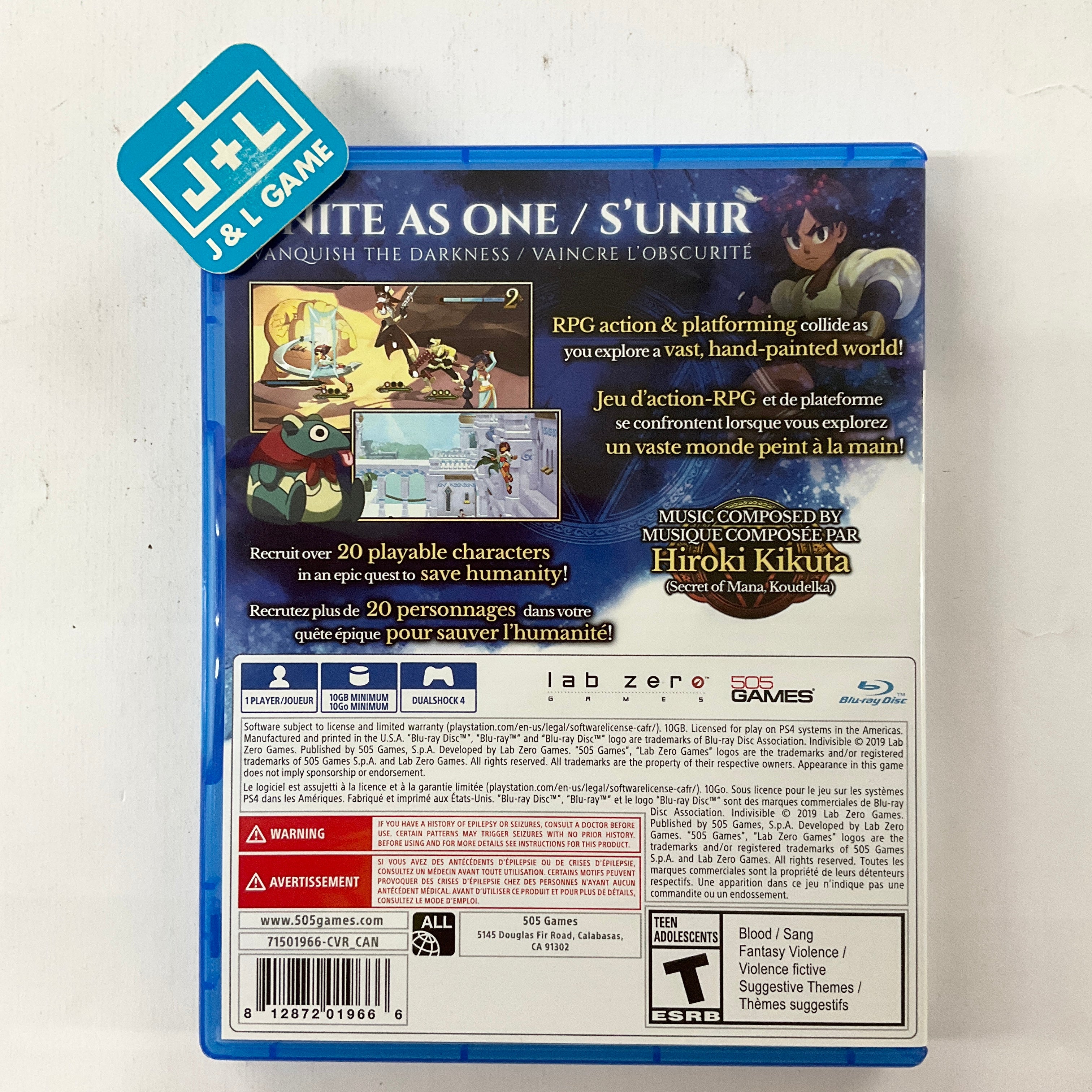 Indivisible (Collector's Edition) - (PS4) PlayStation 4 [Pre-Owned] Video Games 505 Games   