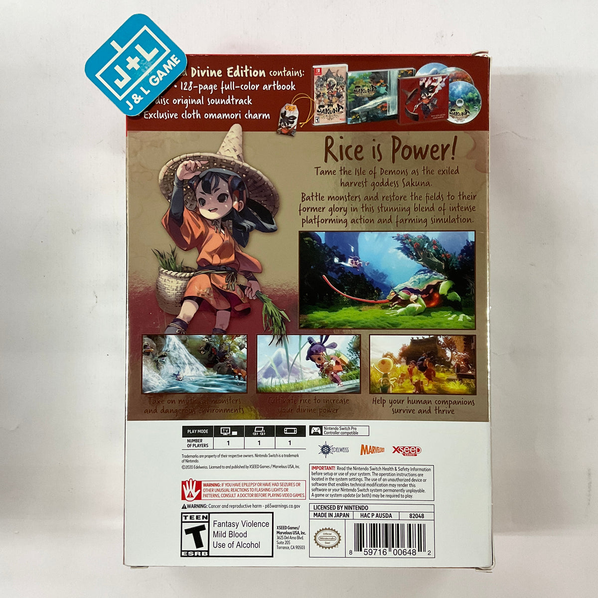 Sakuna Of Rice and Ruin (Divine Edition) - (NSW) Nintendo Switch [Pre ...
