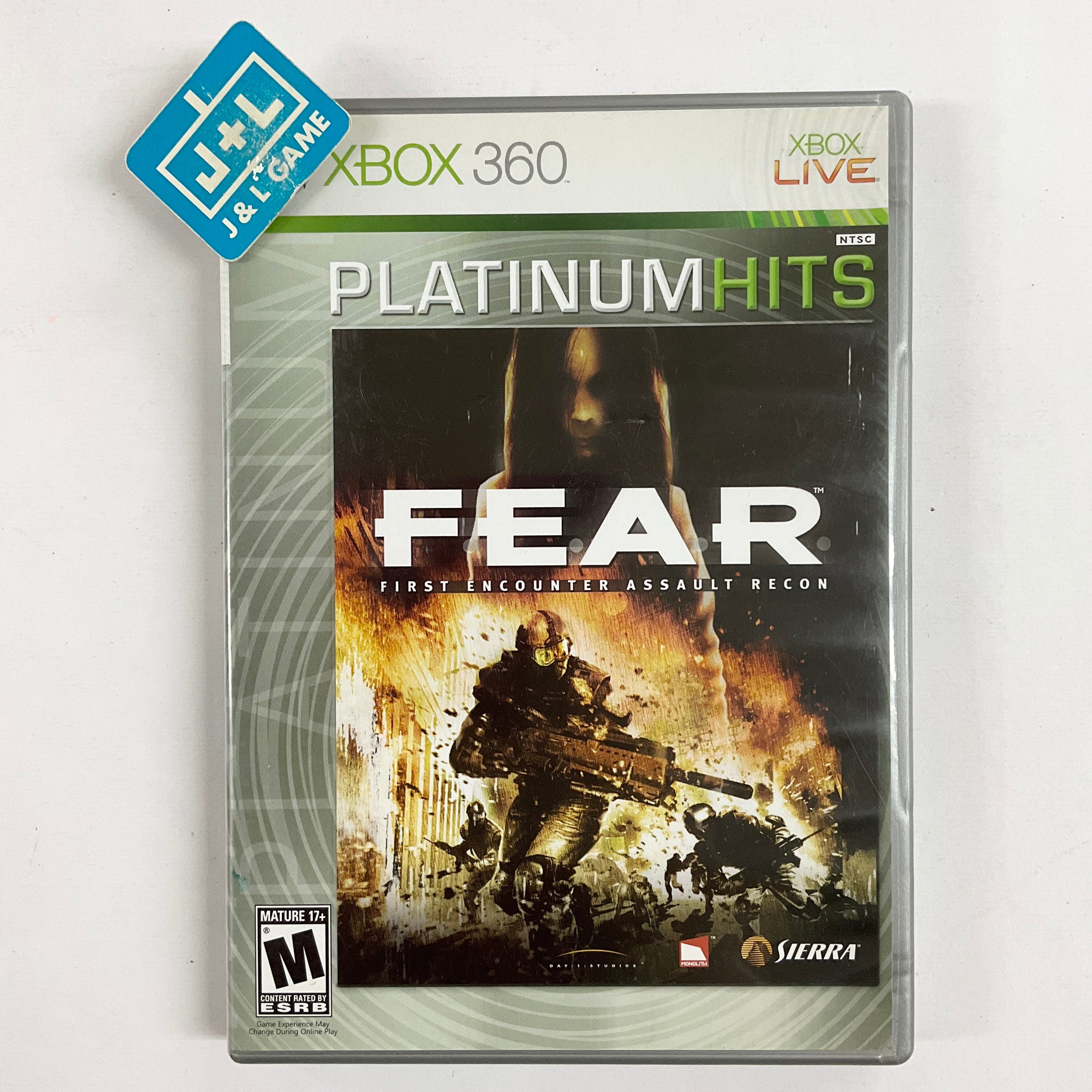 F.E.A.R. (Platinum Hits) - Xbox 360 [Pre-Owned] | J&L Game