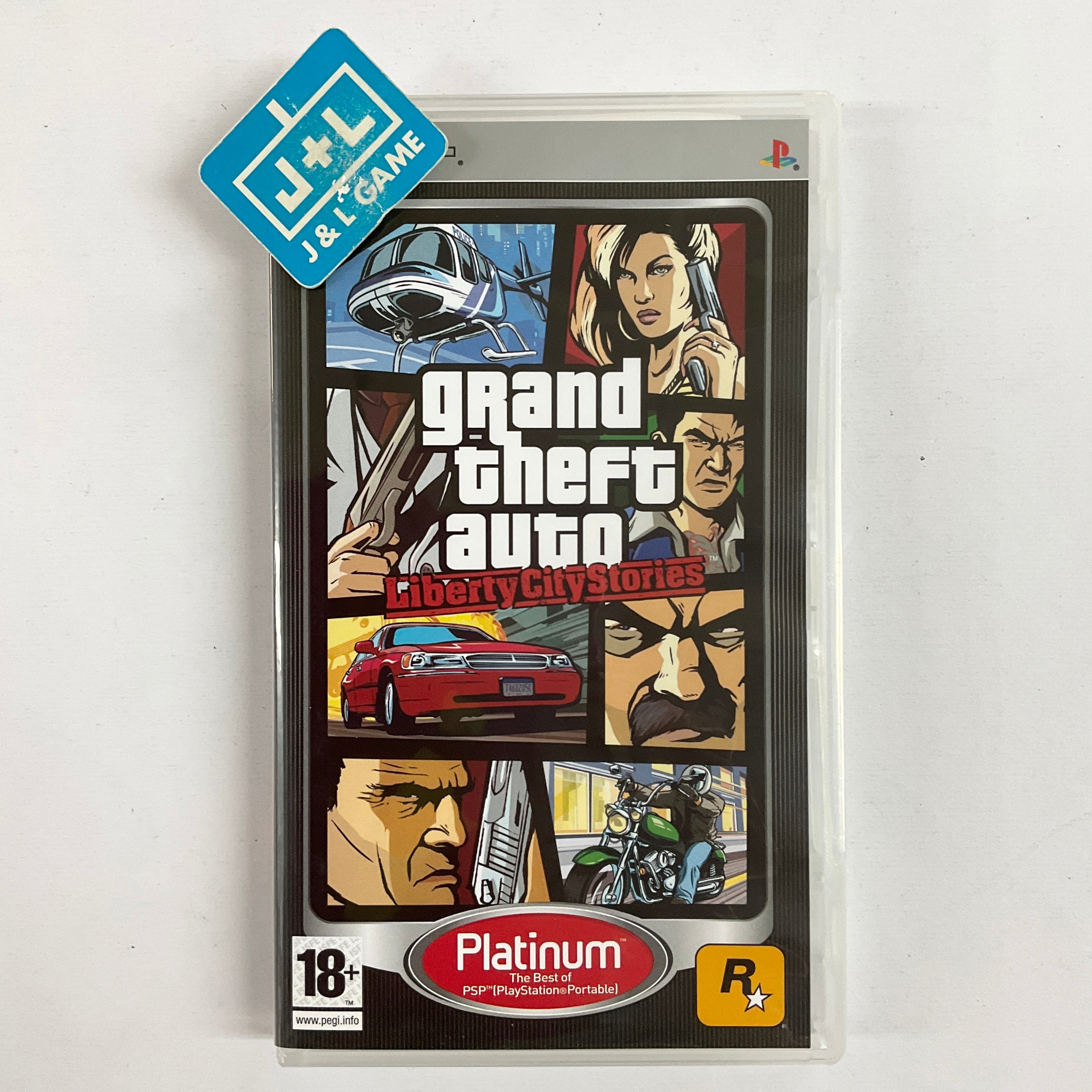 Grand Theft Auto: Liberty City Stories (Platinum) - SONY PSP [Pre-Owned] (European Import) Video Games Rockstar Games   