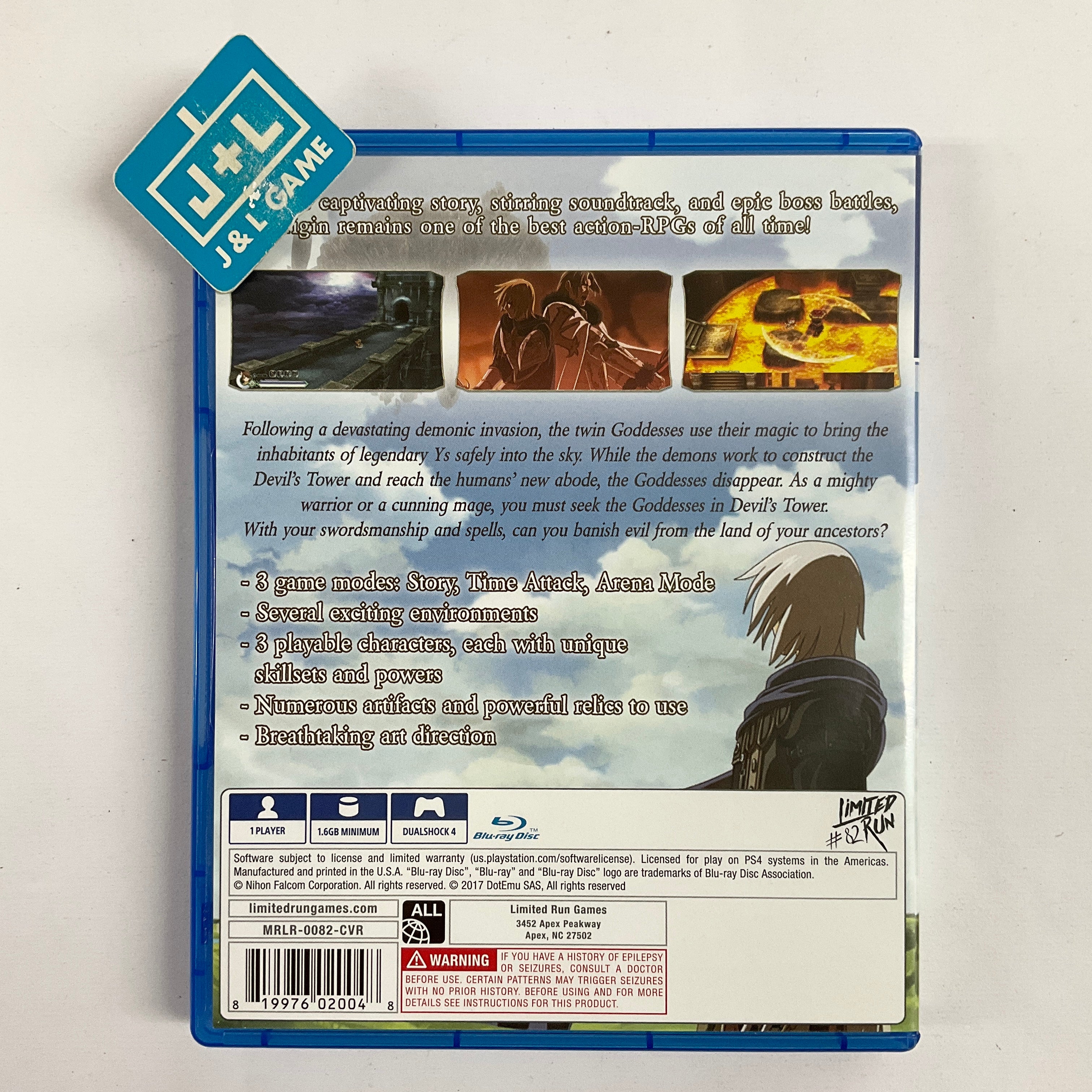 Ys Origin (Limited Run #82) - (PS4) PlayStation 4 [Pre-Owned] Video Games Limited Run Games   