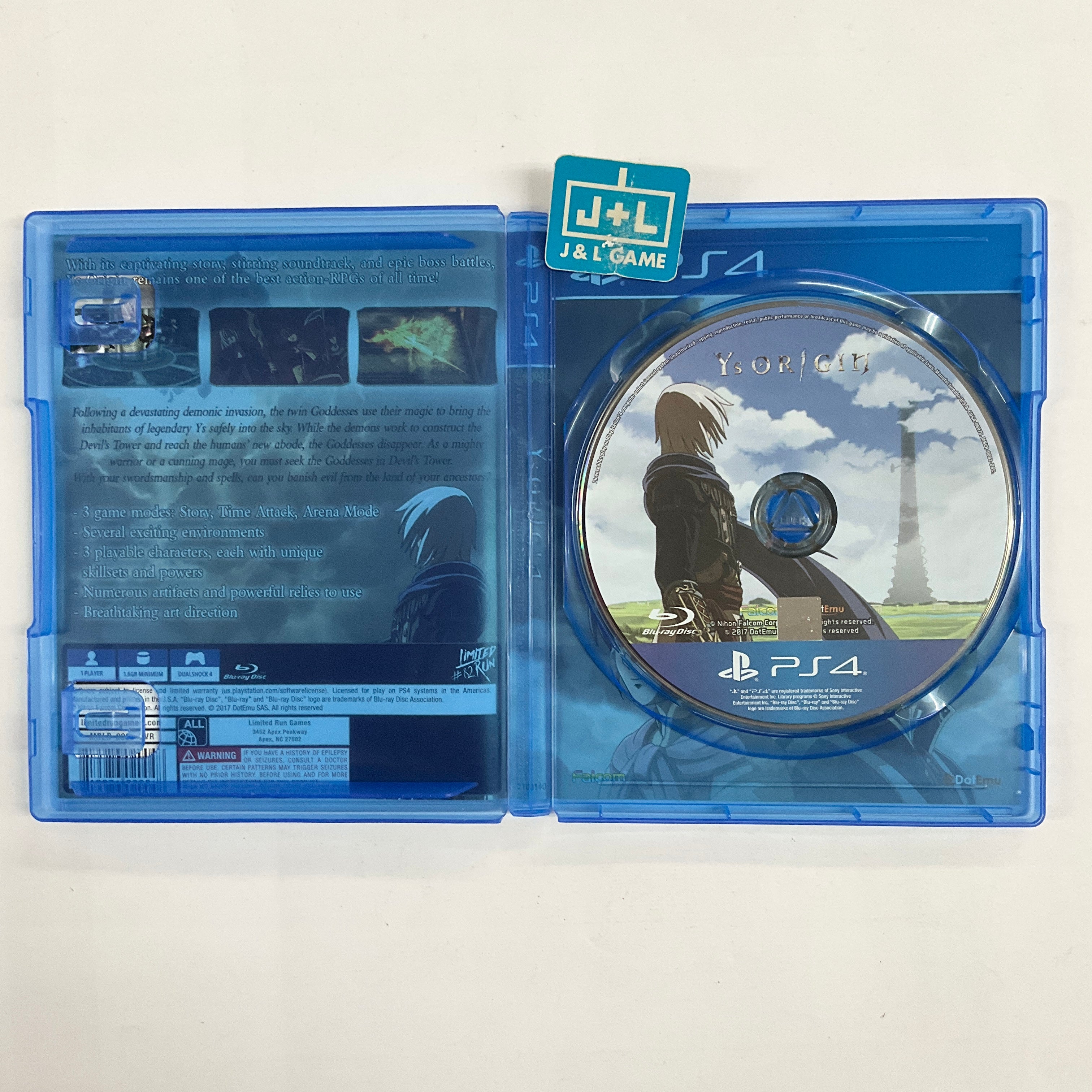 Ys Origin - (PS4) PlayStation 4 [Pre-Owned] Video Games Limited Run Games   