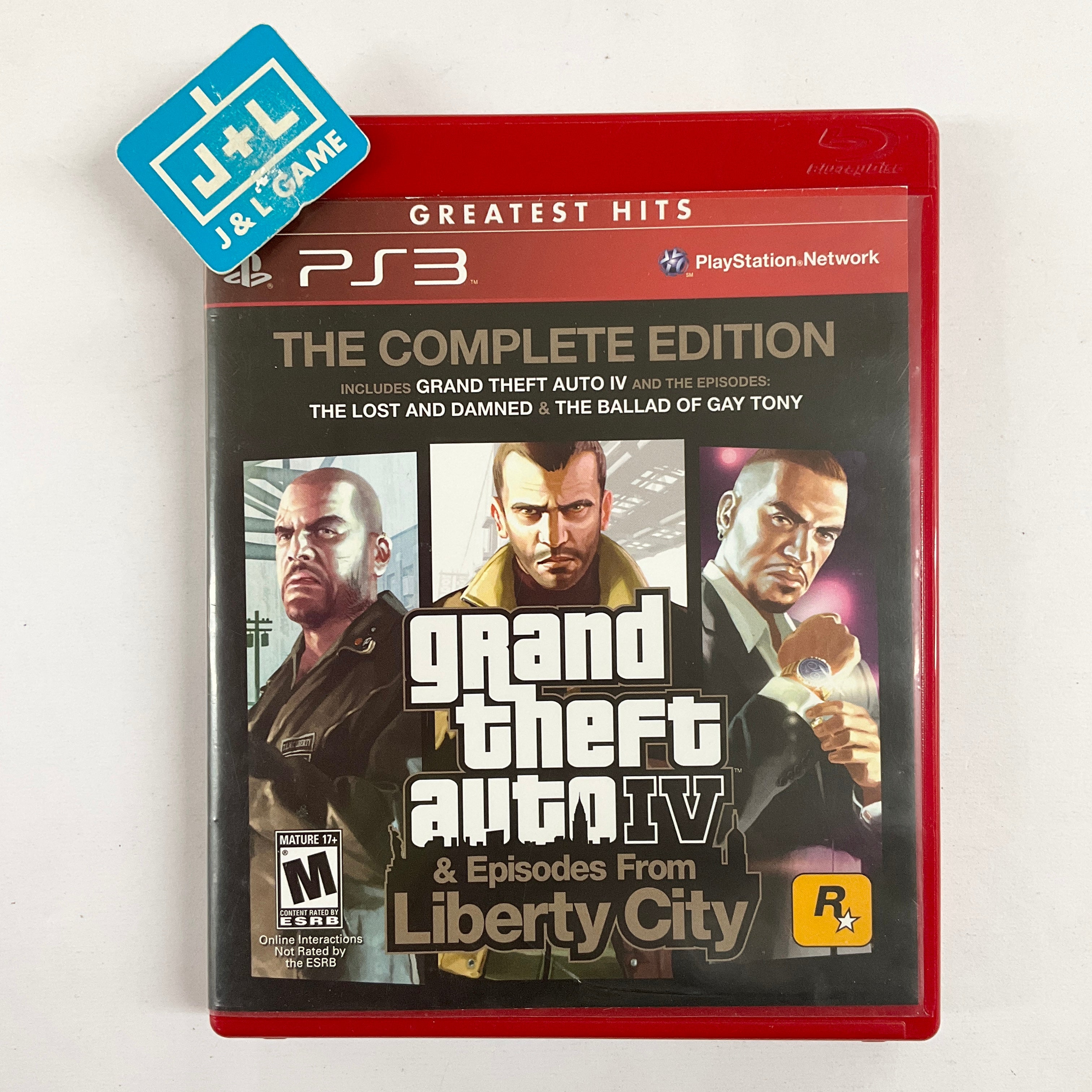 Grand Theft Auto IV & Episodes from Liberty City: The Complete Edition (Greatest Hits) - (PS3) PlayStation 3 [Pre-Owned] Video Games Rockstar Games   