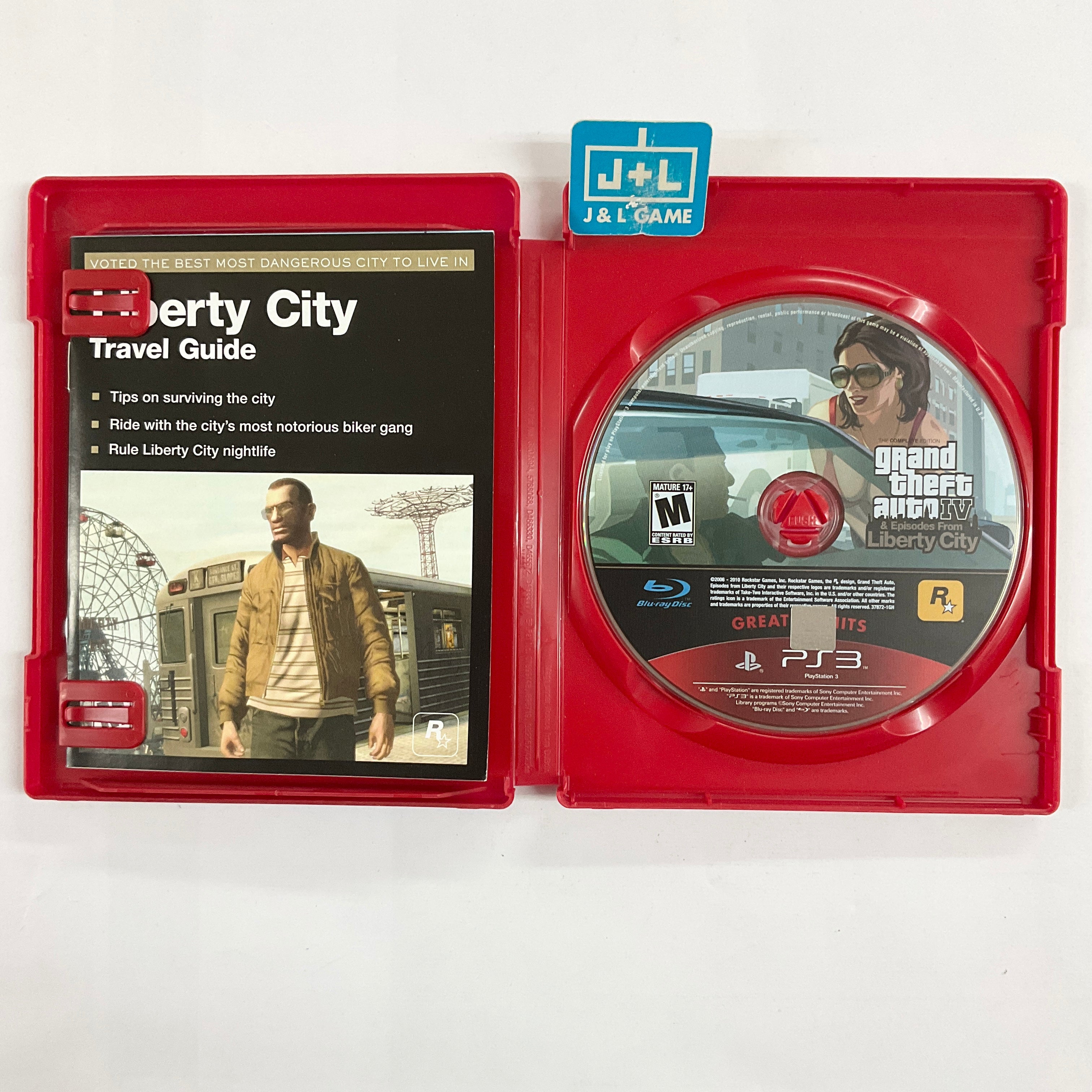Grand Theft Auto IV & Episodes from Liberty City: The Complete Edition (Greatest Hits) - (PS3) PlayStation 3 [Pre-Owned] Video Games Rockstar Games   