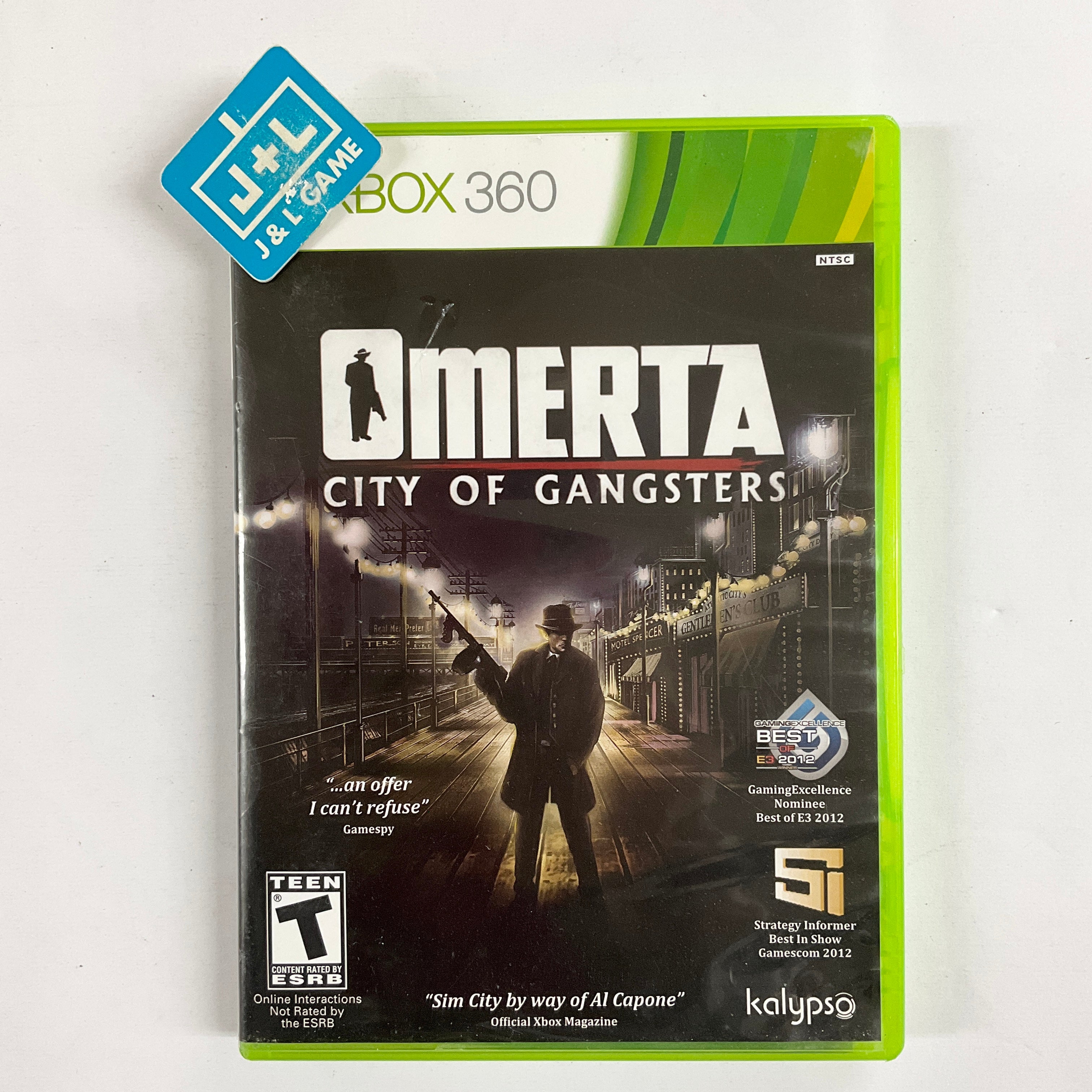 Omerta: City of Gangsters - Xbox 360 [Pre-Owned] Video Games Kalypso   