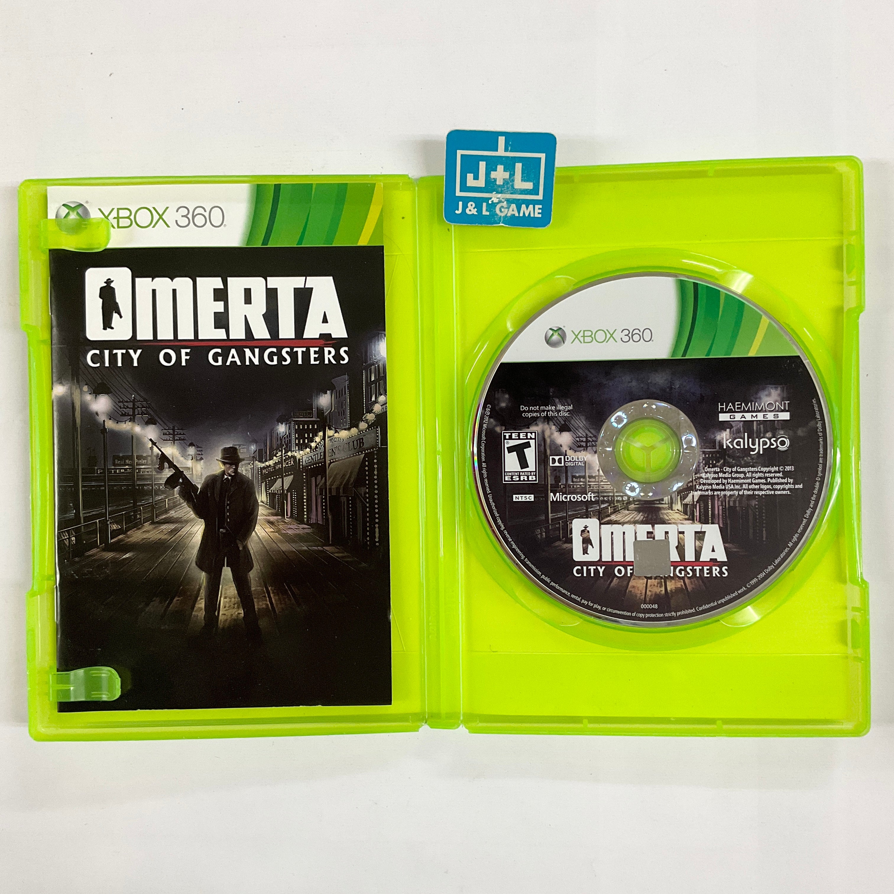 Omerta: City of Gangsters - Xbox 360 [Pre-Owned] Video Games Kalypso   