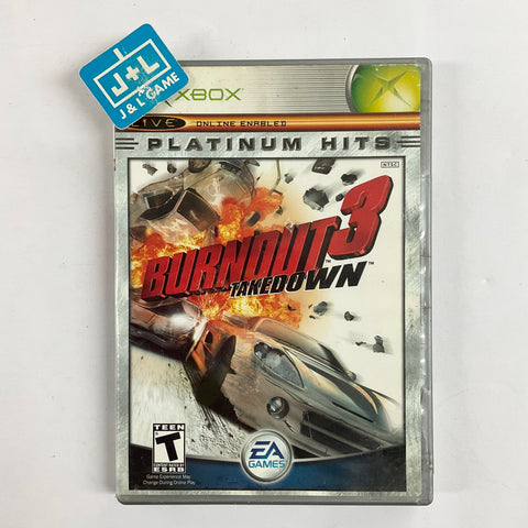 Burnout 3: Takedown (Platinum Hits) - (XB Xbox [Pre-Owned] Video Games EA Games   