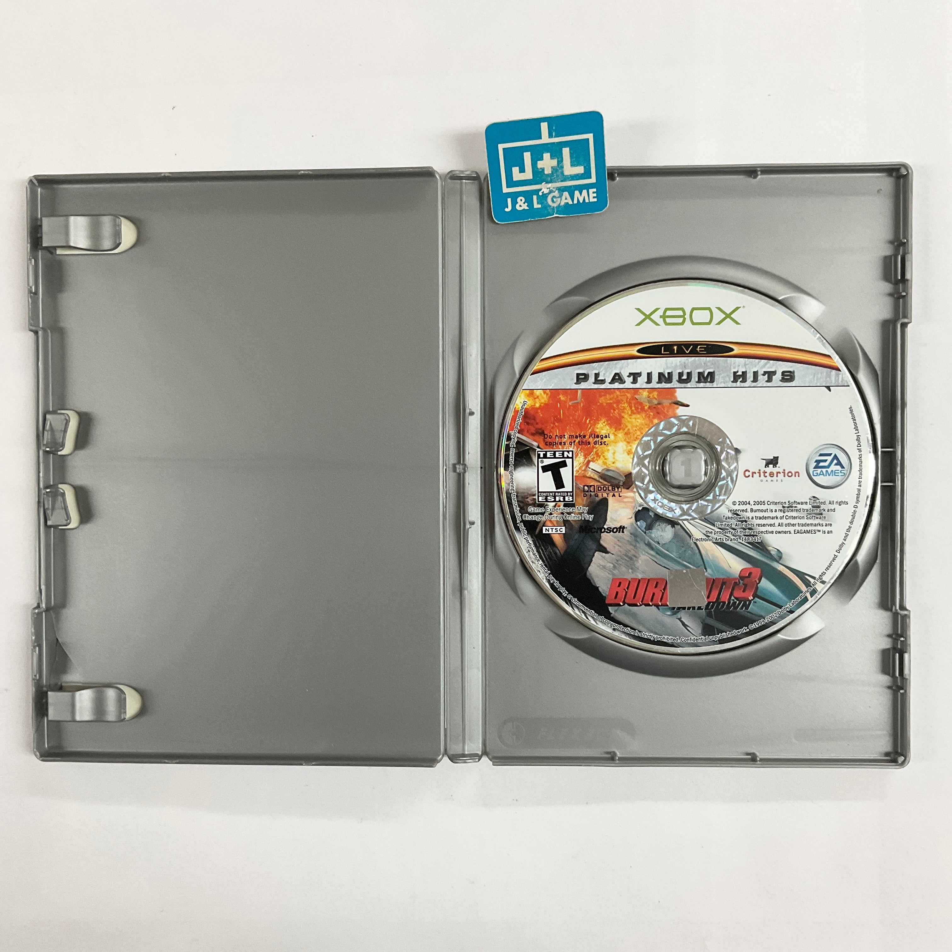 Burnout 3: Takedown (Platinum Hits) - (XB Xbox [Pre-Owned] Video Games EA Games   