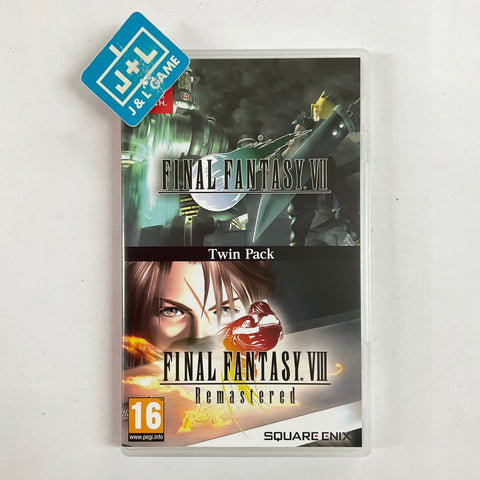 Final Fantasy VII & Final Fantasy VIII Remastered Twin Pack - (NSW) Nintendo Switch [Pre-Owned] (European Import) Video Games Square Enix   