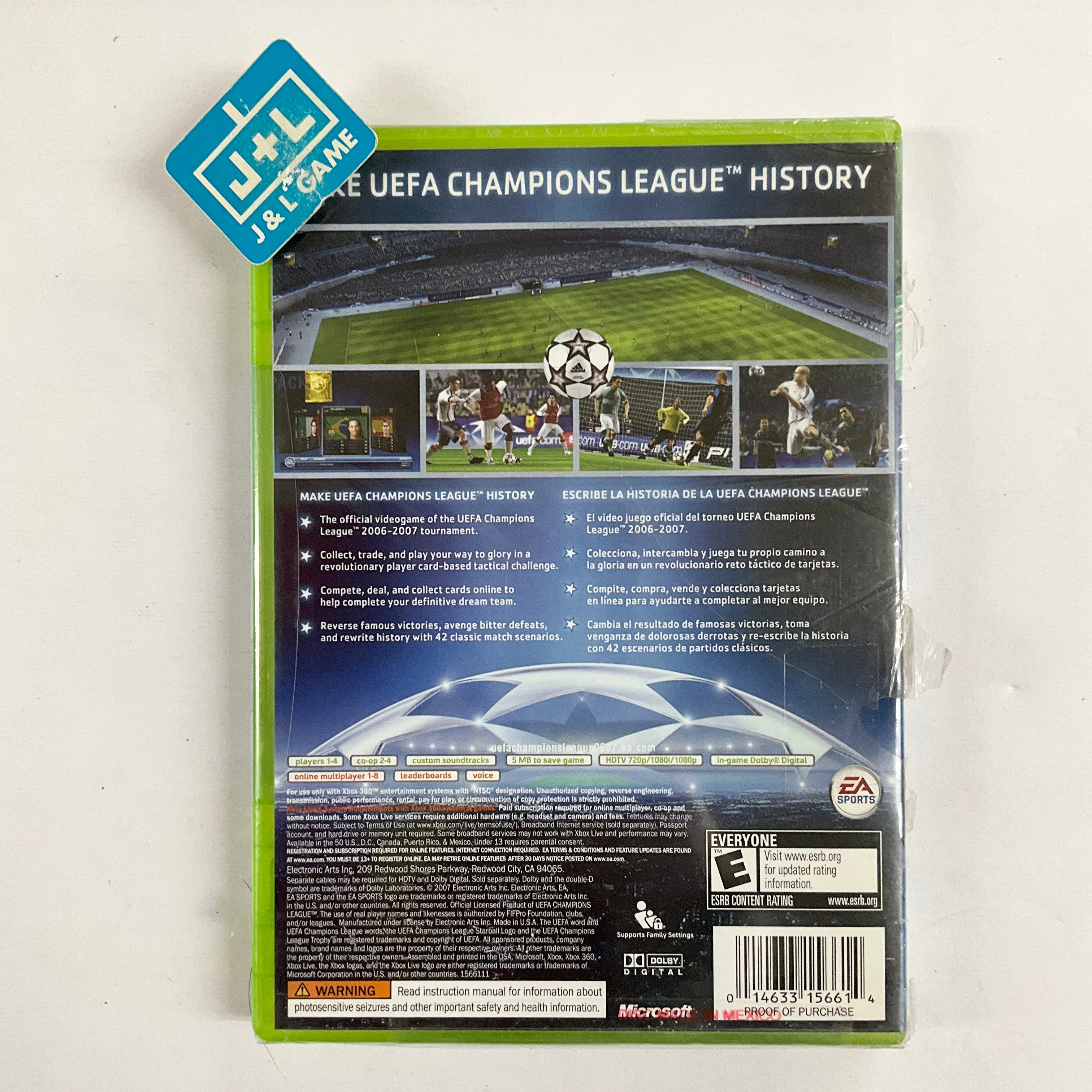 UEFA Champions League 2006-2007 - Xbox 360 Video Games EA Games   
