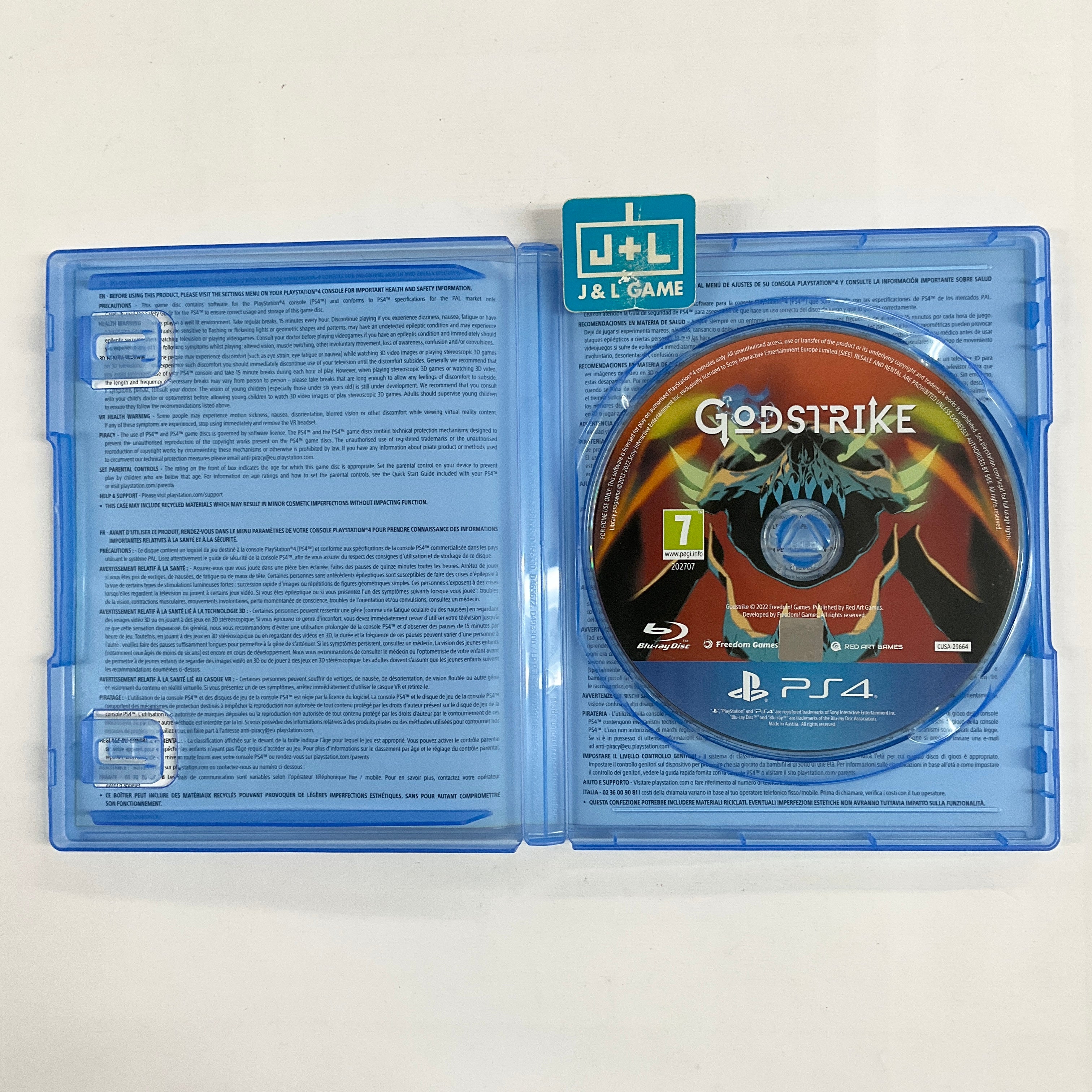 Godstrike - (PS4) PlayStation 4 [Pre-Owned] (European Import) Video Games Red Art Games   