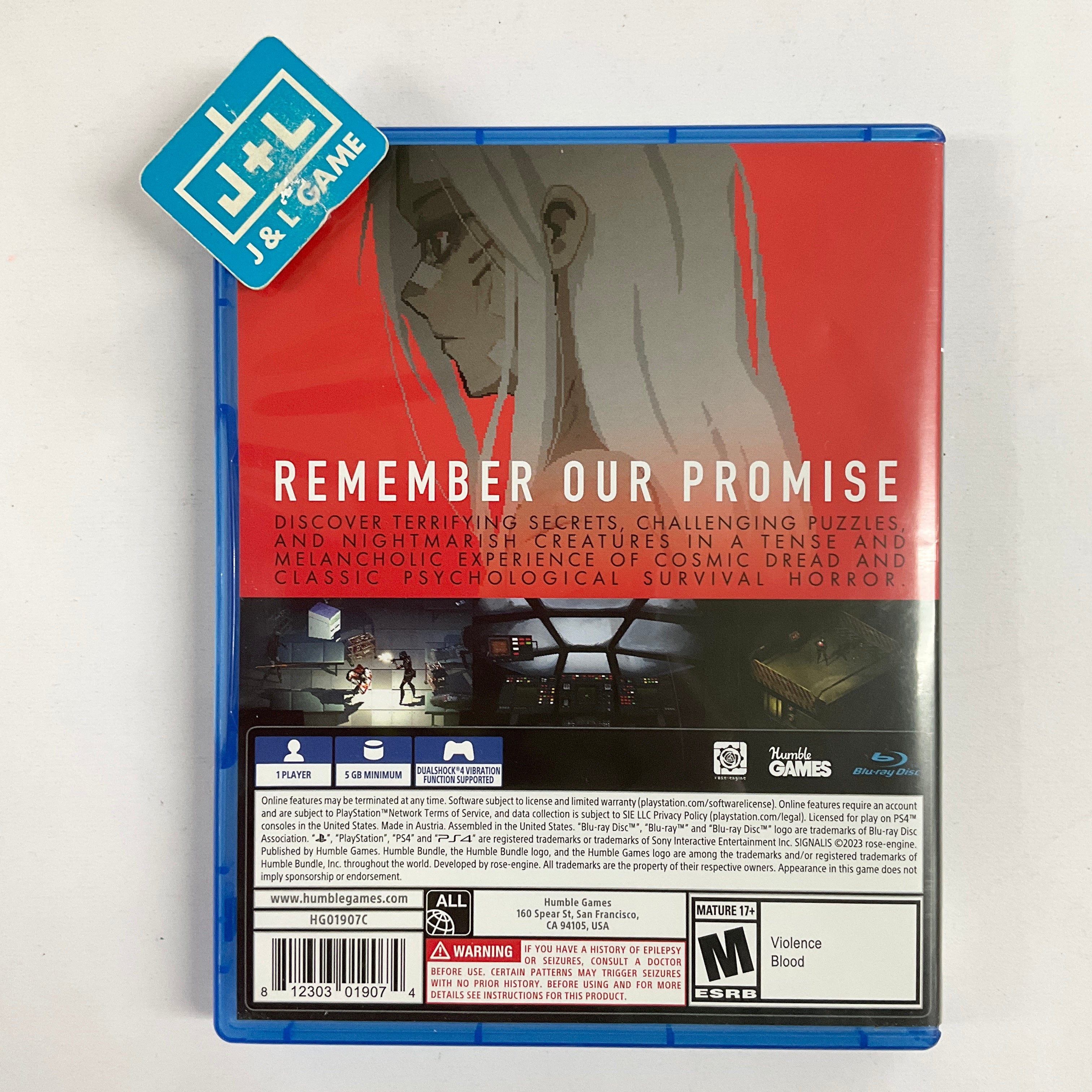 SIGNALIS PS4 PLAYSTATION 4 AVVENTURA SURVIVAL HORROR 2D GAME ENG - Foto 12