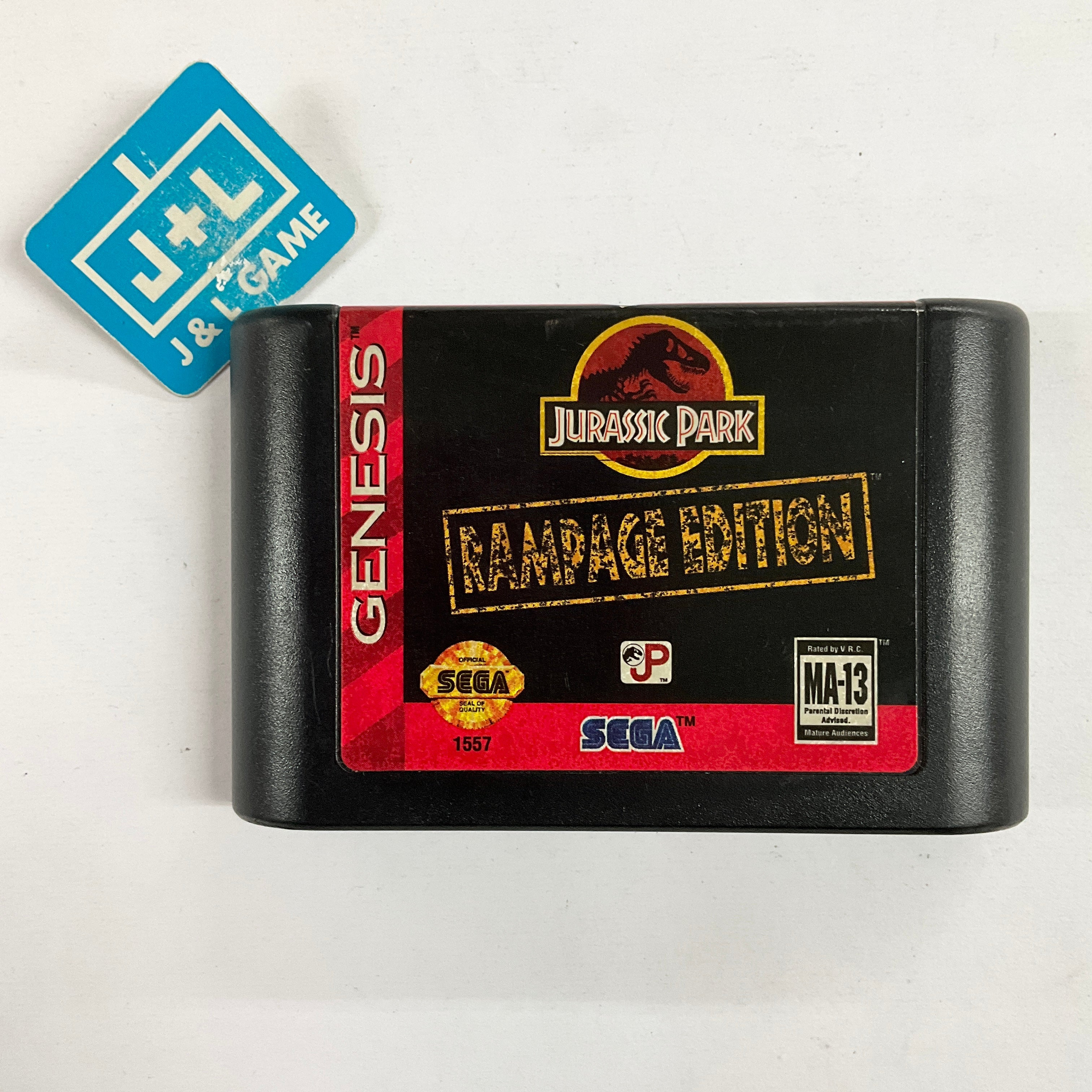 Jurassic Park: Rampage Edition - (SG) SEGA Genesis [Pre-Owned] Video Games Sega   