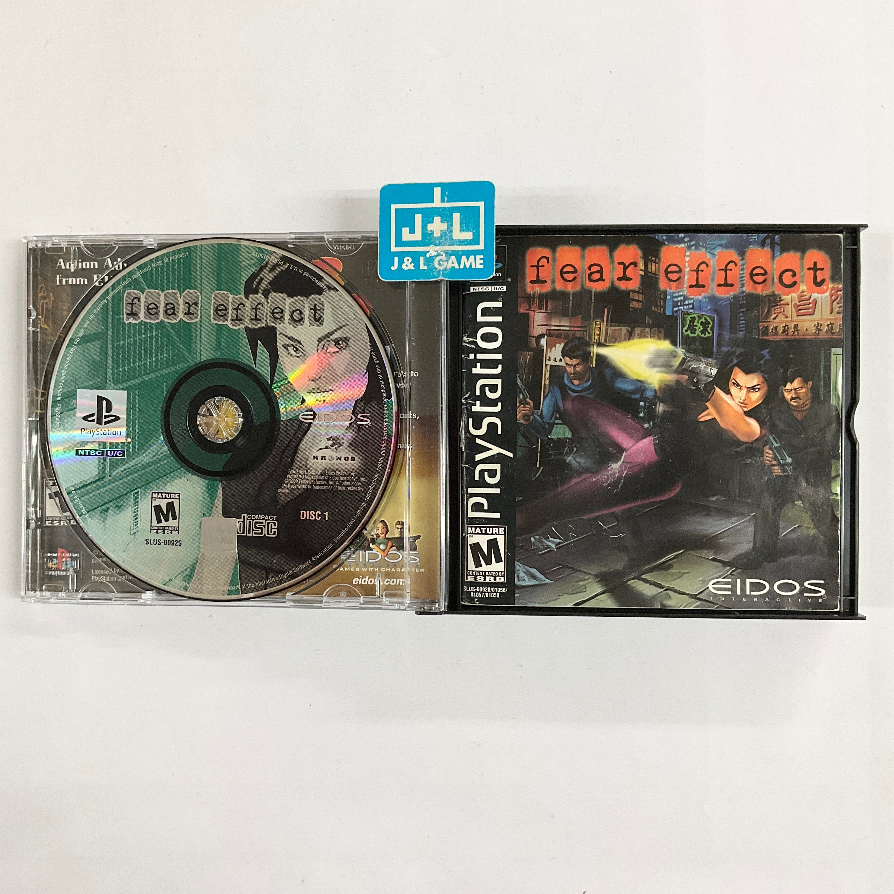 Fear Effect - (PS1) Playstation 1 [Pre-Owned] Video Games Eidos Interactive   
