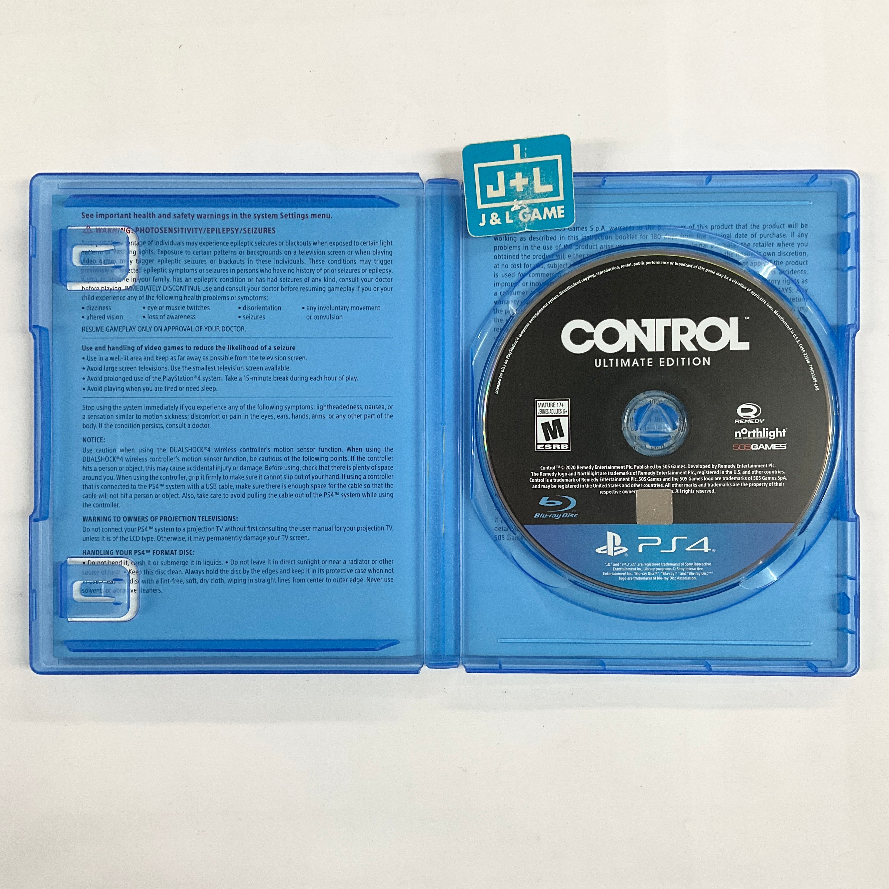 Control Ultimate Edition - (PS4) PlayStation 4 [Pre-Owned] Video Games 505 Games   