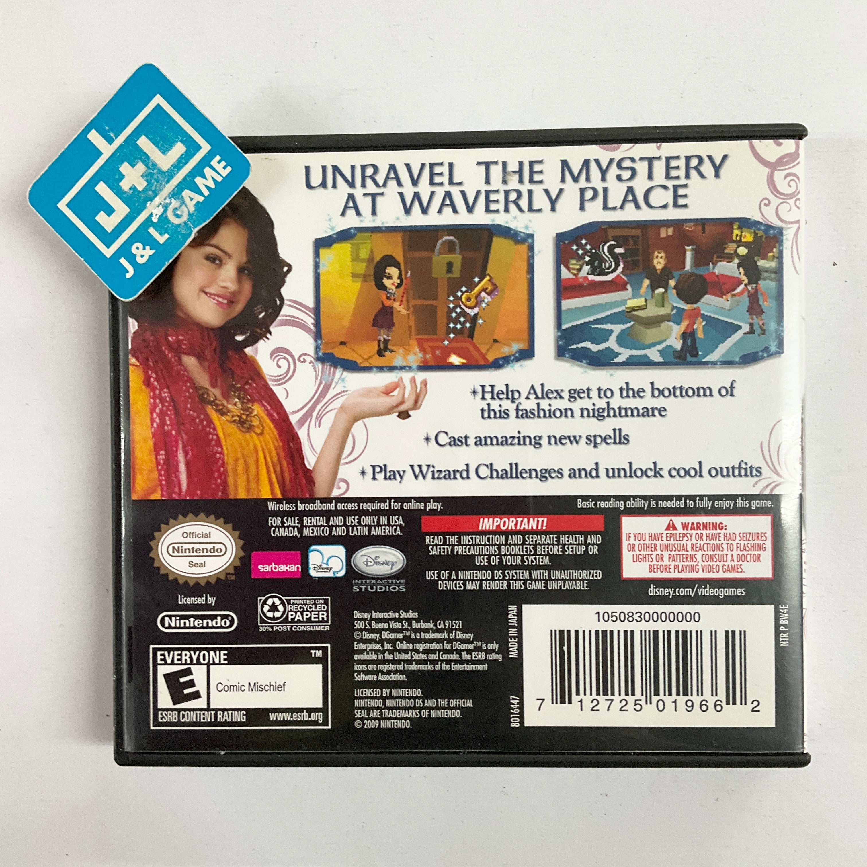 Wizards of Waverly Place: Spellbound - (NDS) Nintendo DS [Pre-Owned] Video Games Disney Interactive Studios   