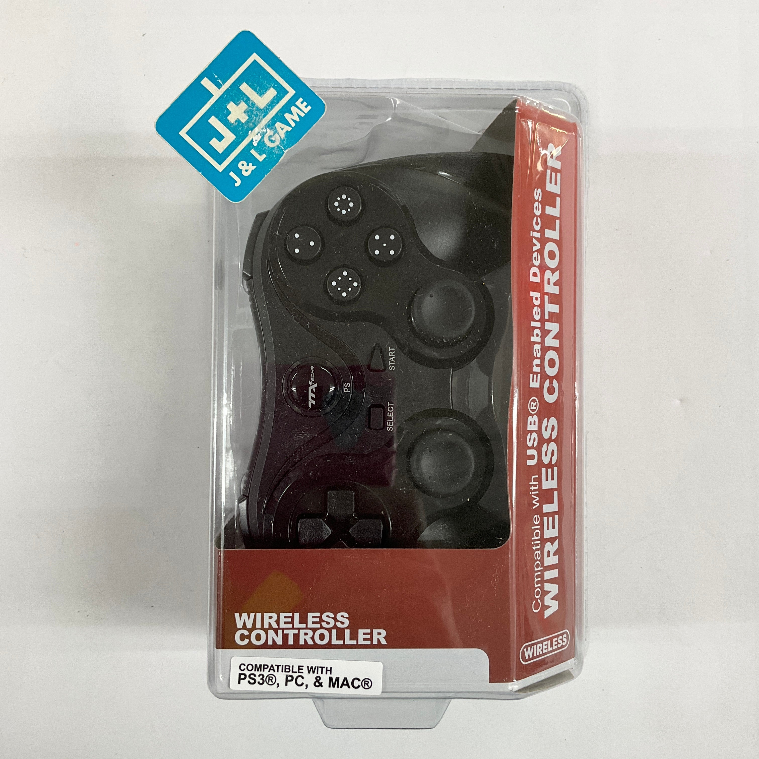 TTX Playstation 3 Universal Wireless Controller (Black) - (PS3) PlayStation 3 Accessories TTX Tech   