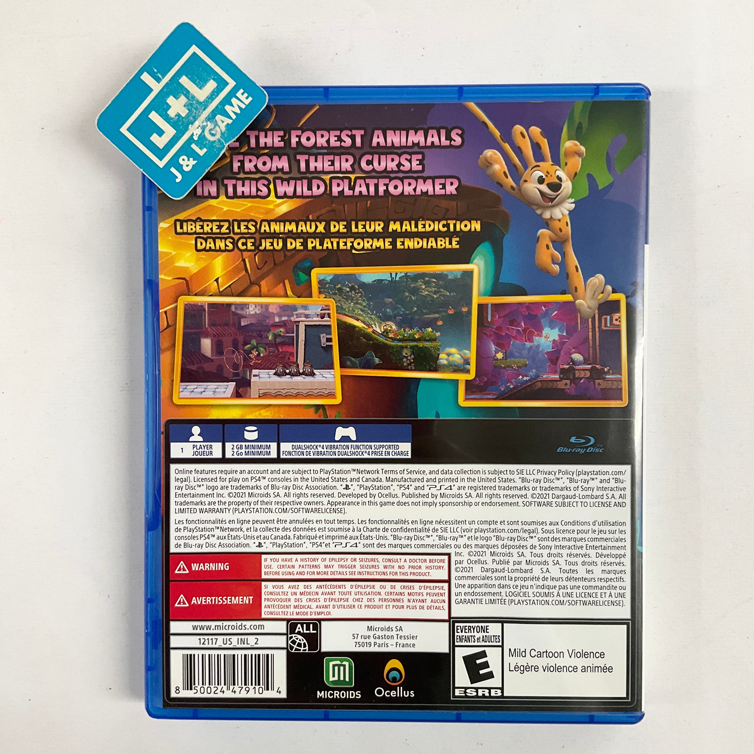 Marsupilami: Hoobadventure - (PS4) PlayStation 4 [Pre-Owned] Video Games Maximum Games   
