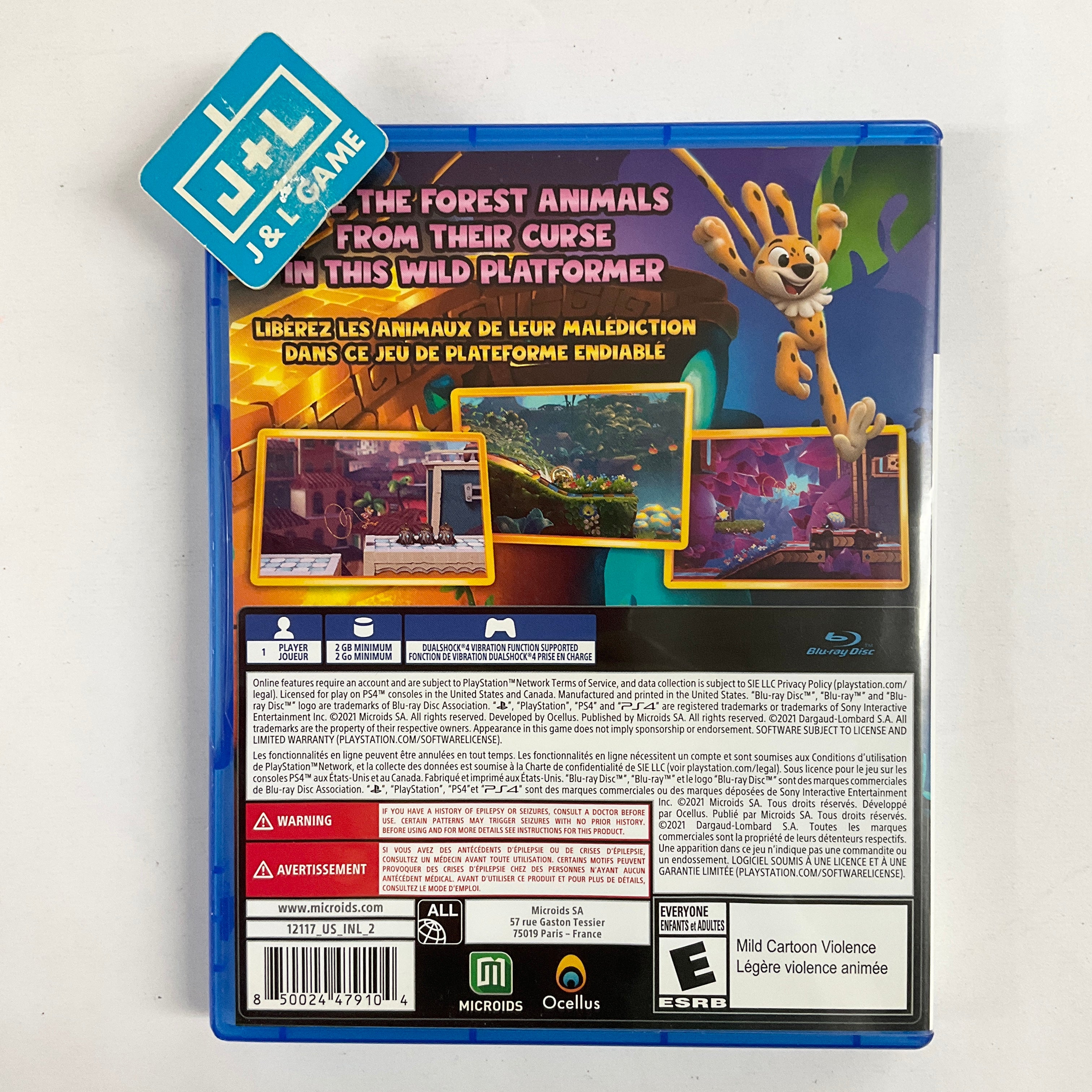 Marsupilami: Hoobadventure - (PS4) PlayStation 4 [Pre-Owned] Video Games Microids