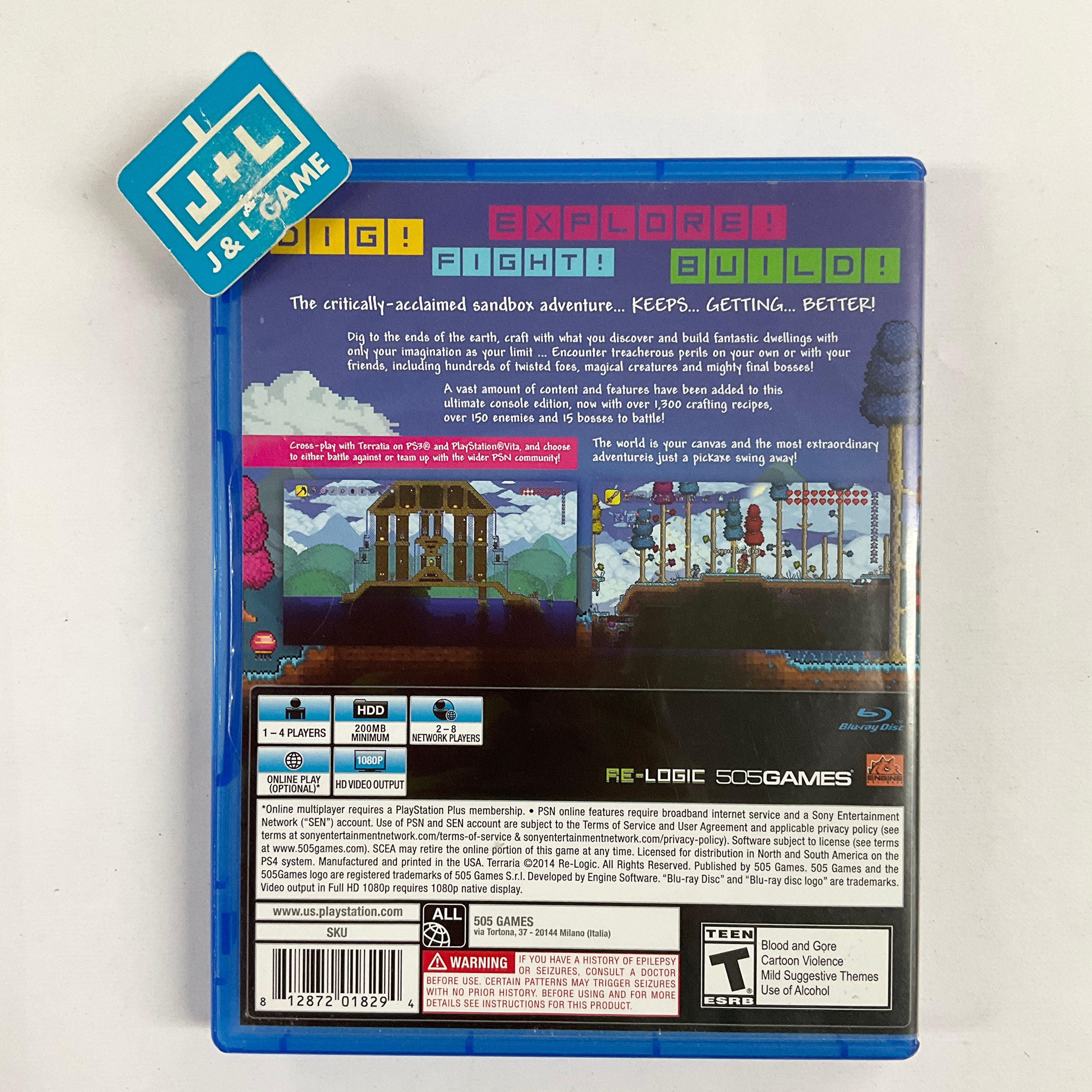 Terraria - (PS4) PlayStation 4 [Pre-Owned] | J&L Game