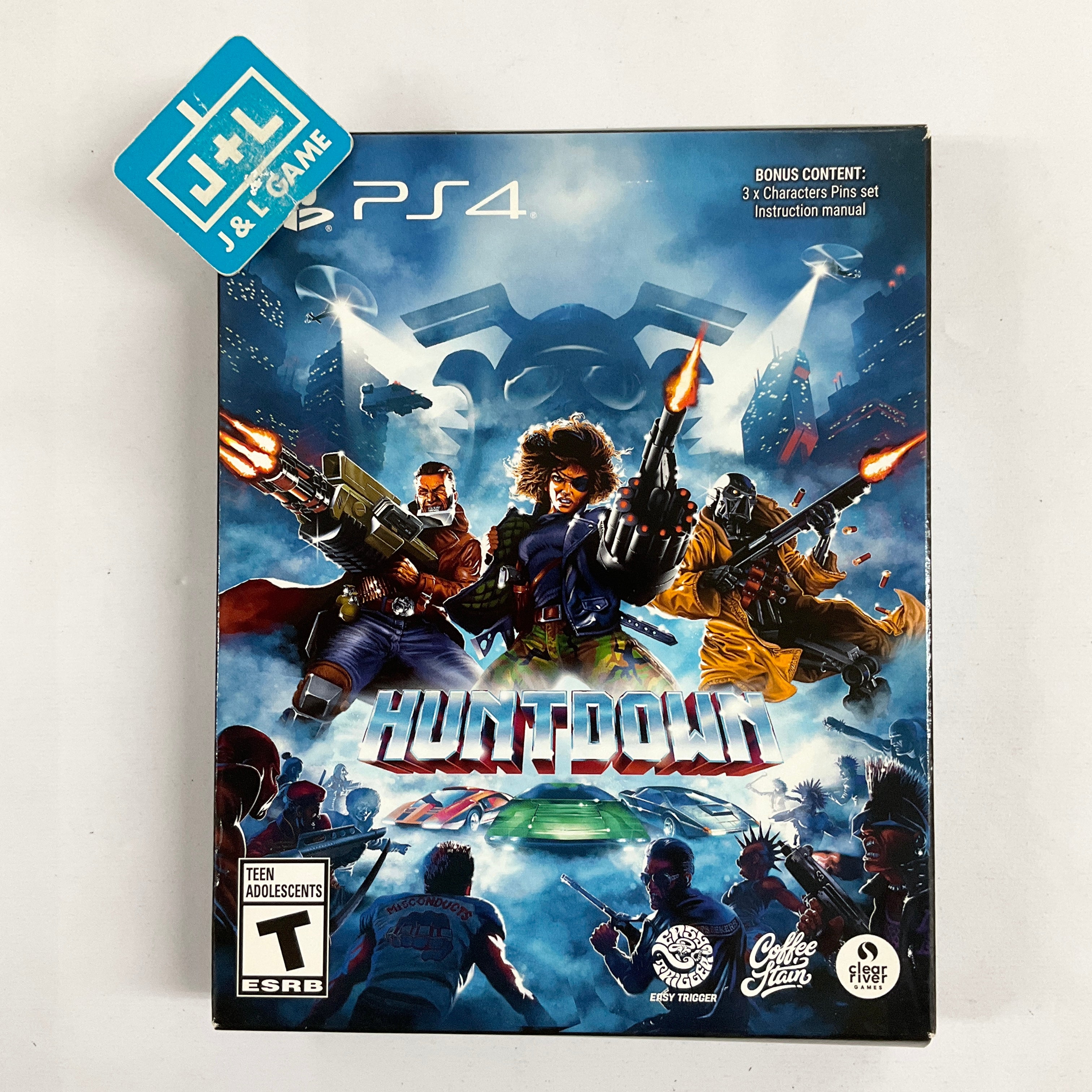 Huntdown - (PS4) PlayStation 4 [Pre-Owned] Video Games Crescent Marketing and Distribution   