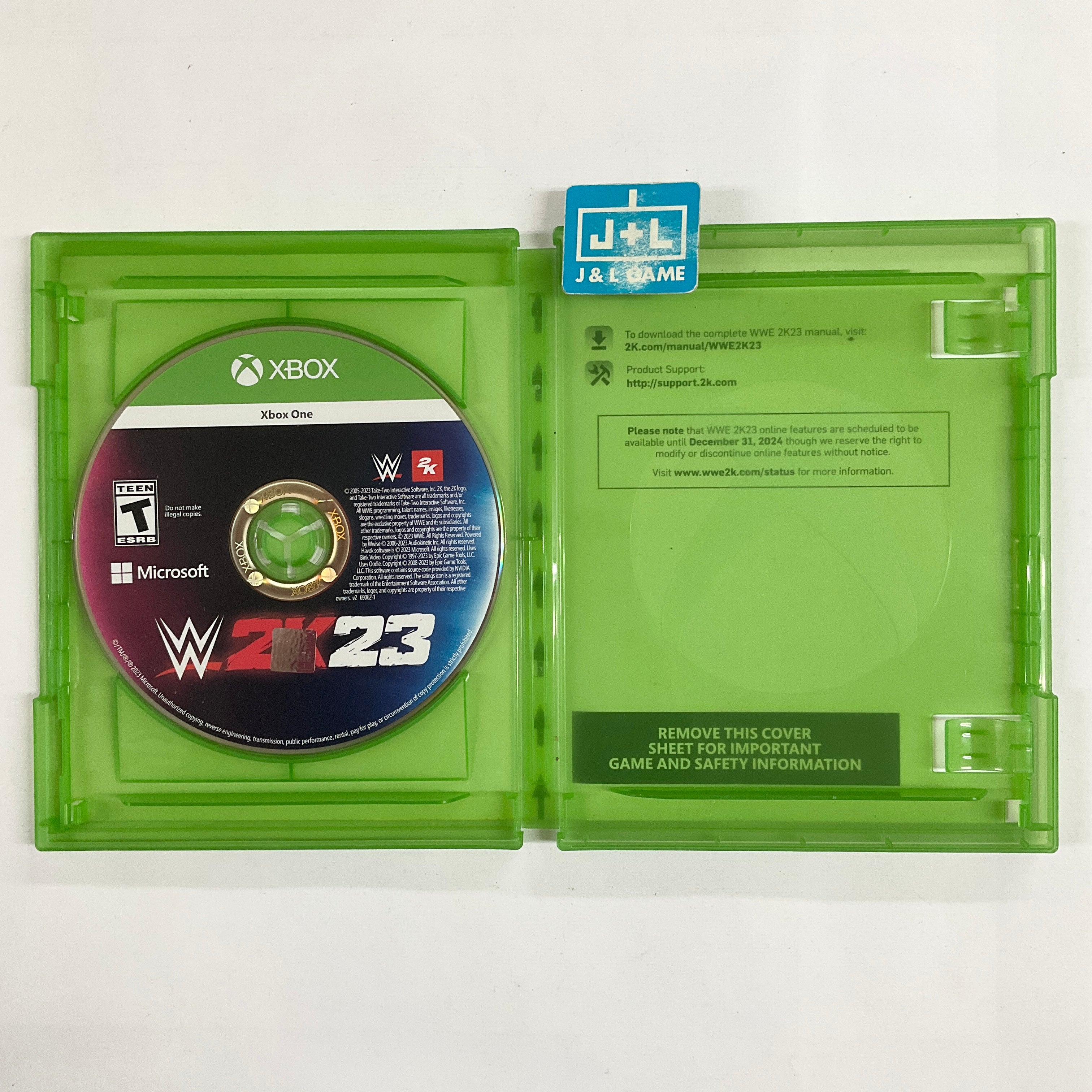 WWE 2K23 - (XB1)  Xbox One [Pre-Owned] Video Games 2K   