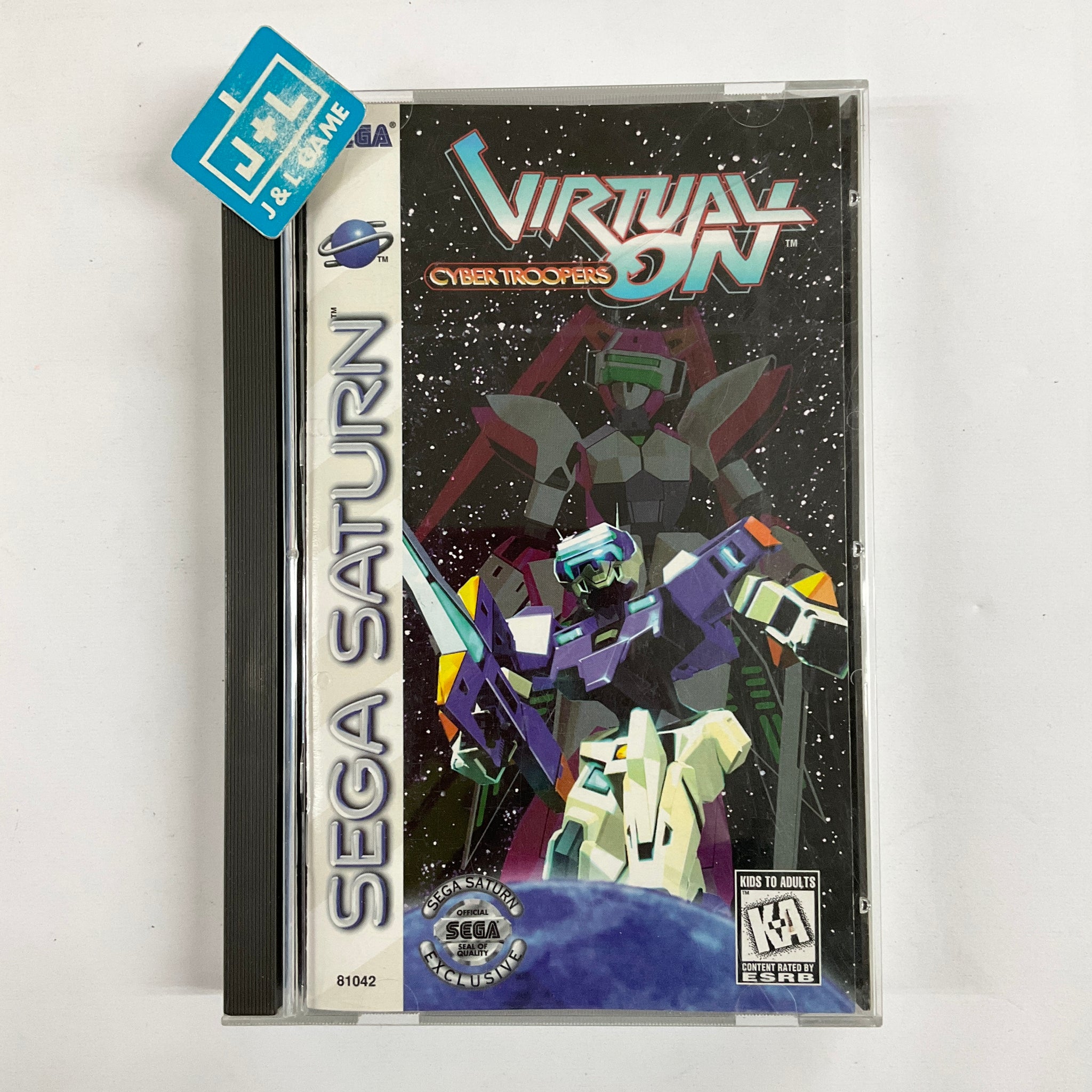 Virtual-On: Cyber Troopers - (SS) SEGA Saturn [Pre-Owned] Video Games Sega   