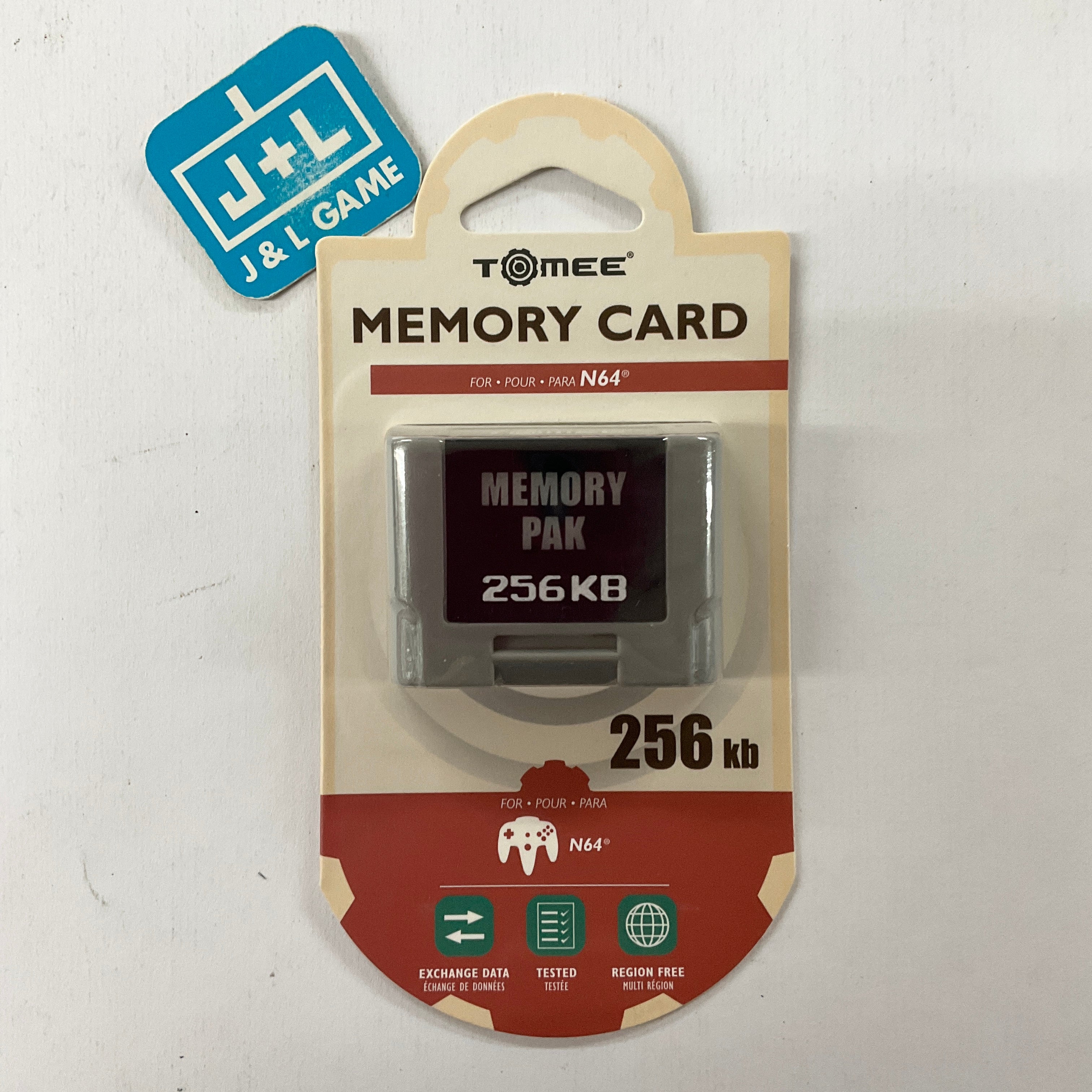 Tomee Memory Card (256KB) - (N64) Nintendo 64 Video Games Tomee   