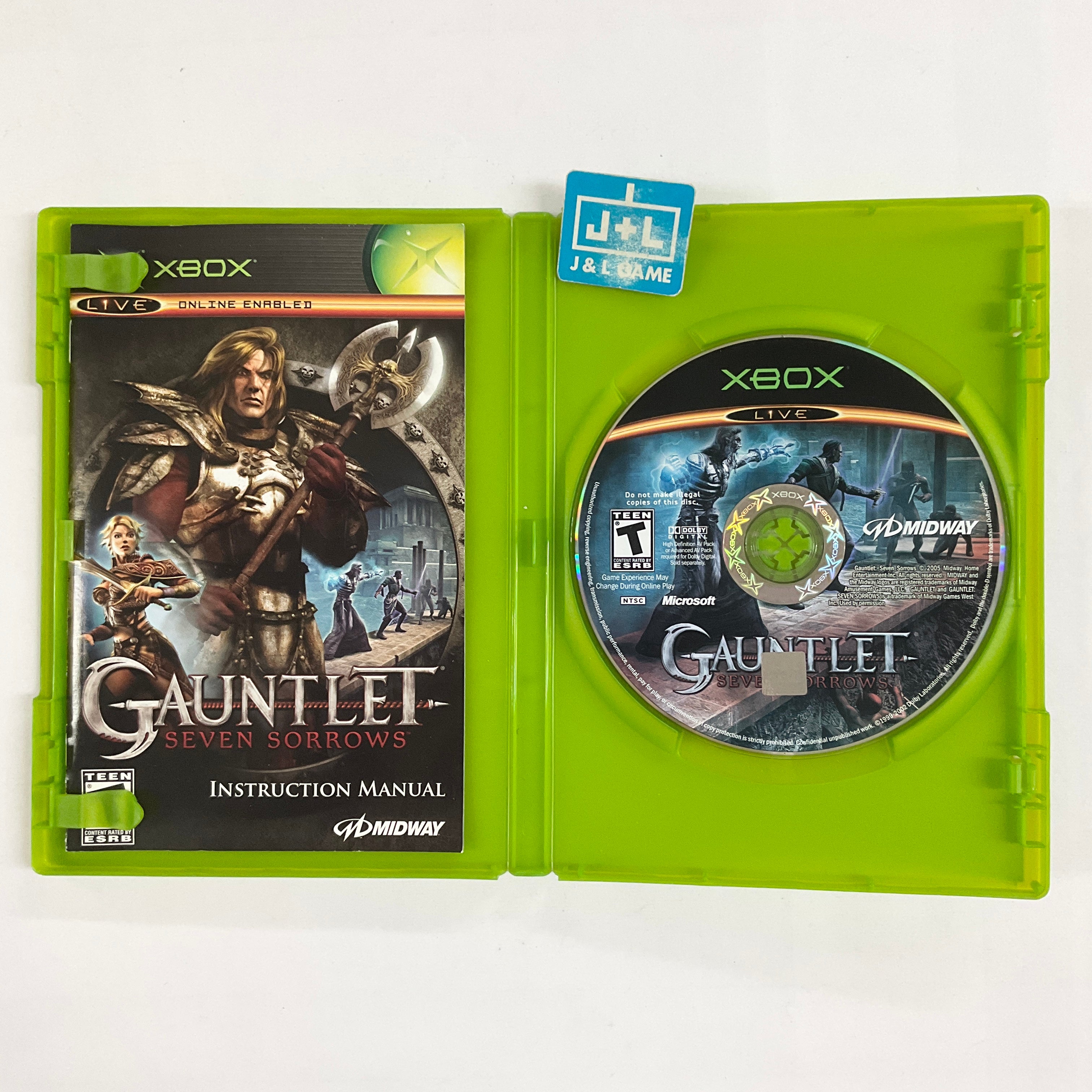 Gauntlet: Seven Sorrows - (XB) Xbox [Pre-Owned] Video Games Midway   