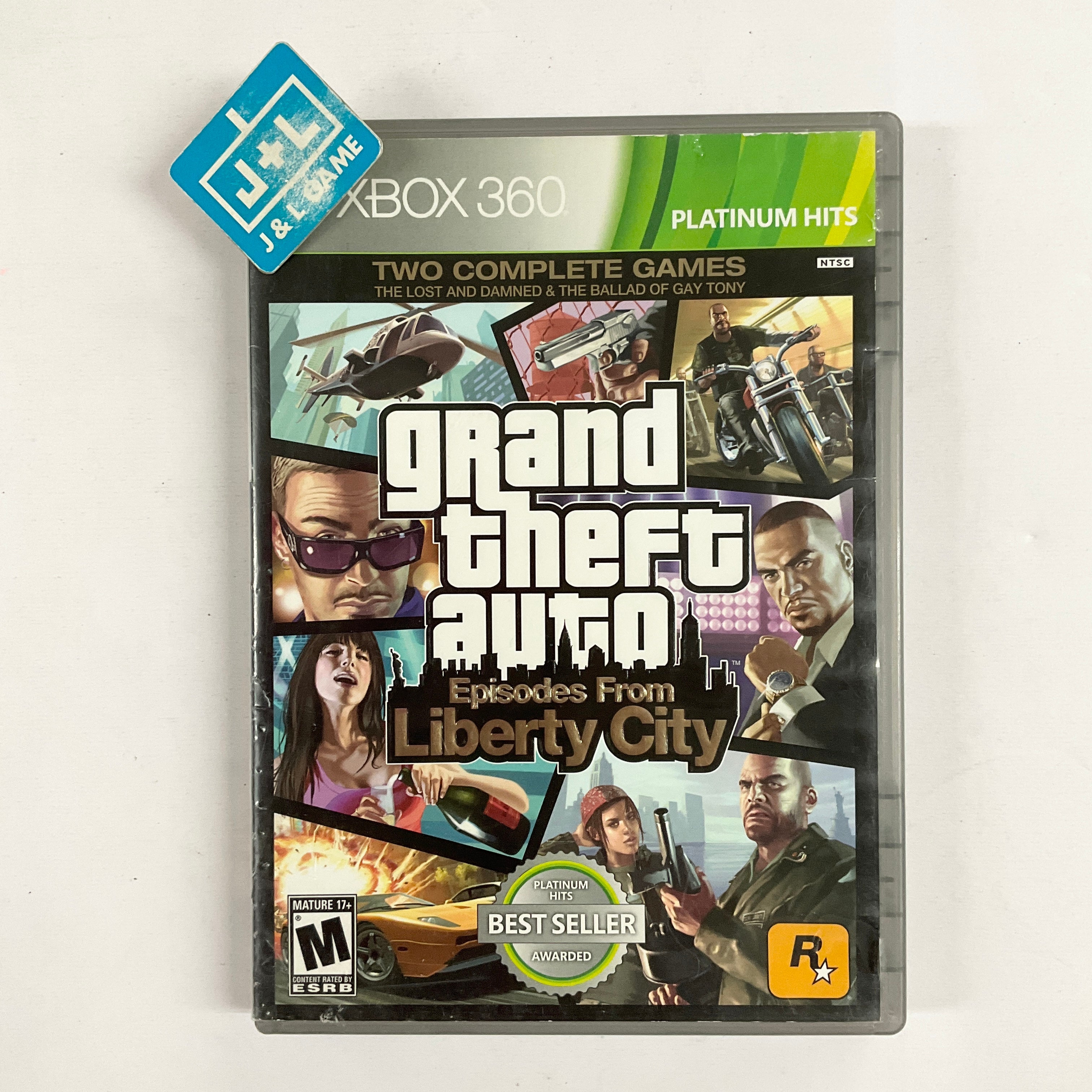 Grand Theft Auto: Episodes from Liberty City (Platinum Hits) - Xbox 360 [Pre-Owned] Video Games Rockstar Games   