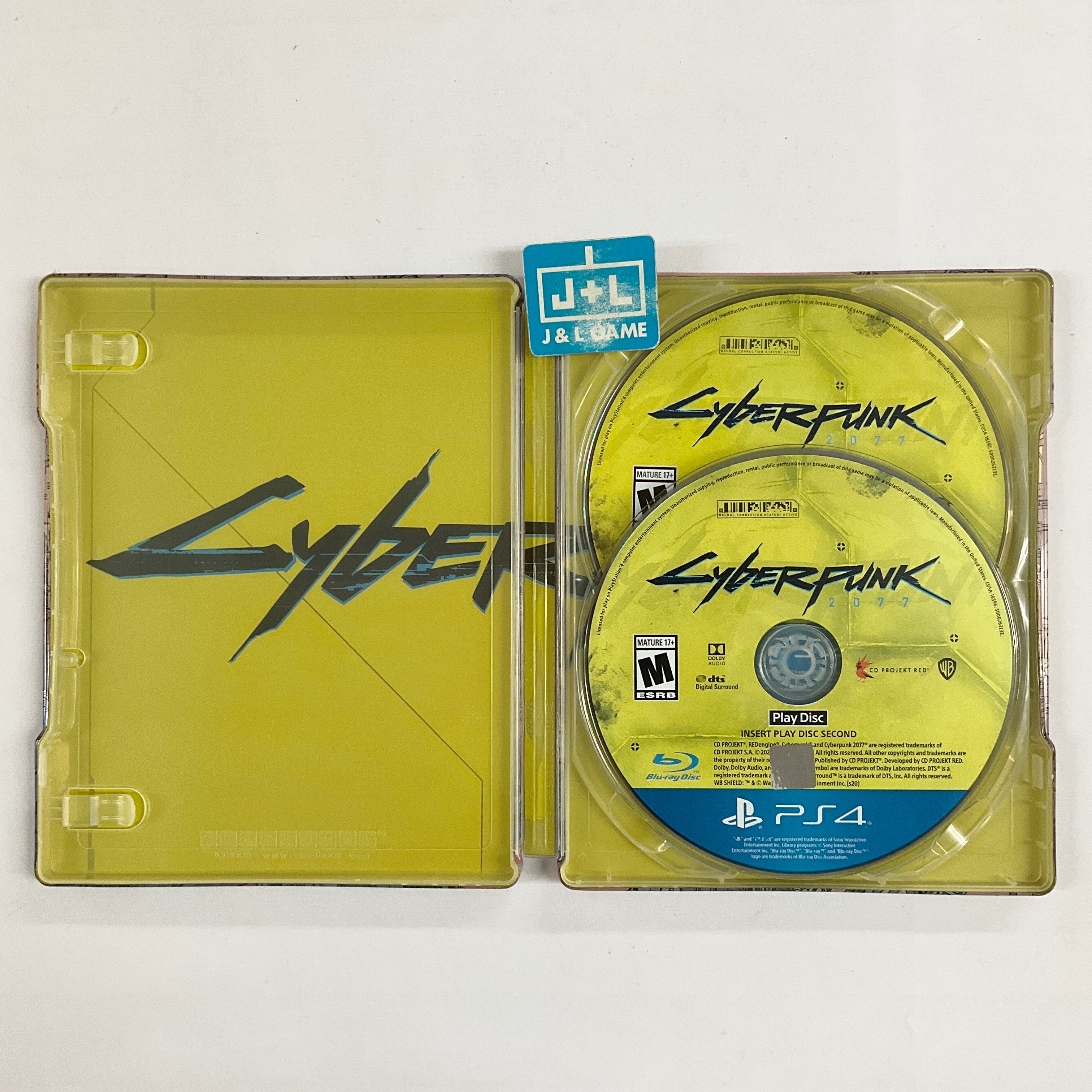 Cyberpunk 2077 (Steelbook) - (PS4) PlayStation 4 [Pre-Owned] Video Games WB Games   
