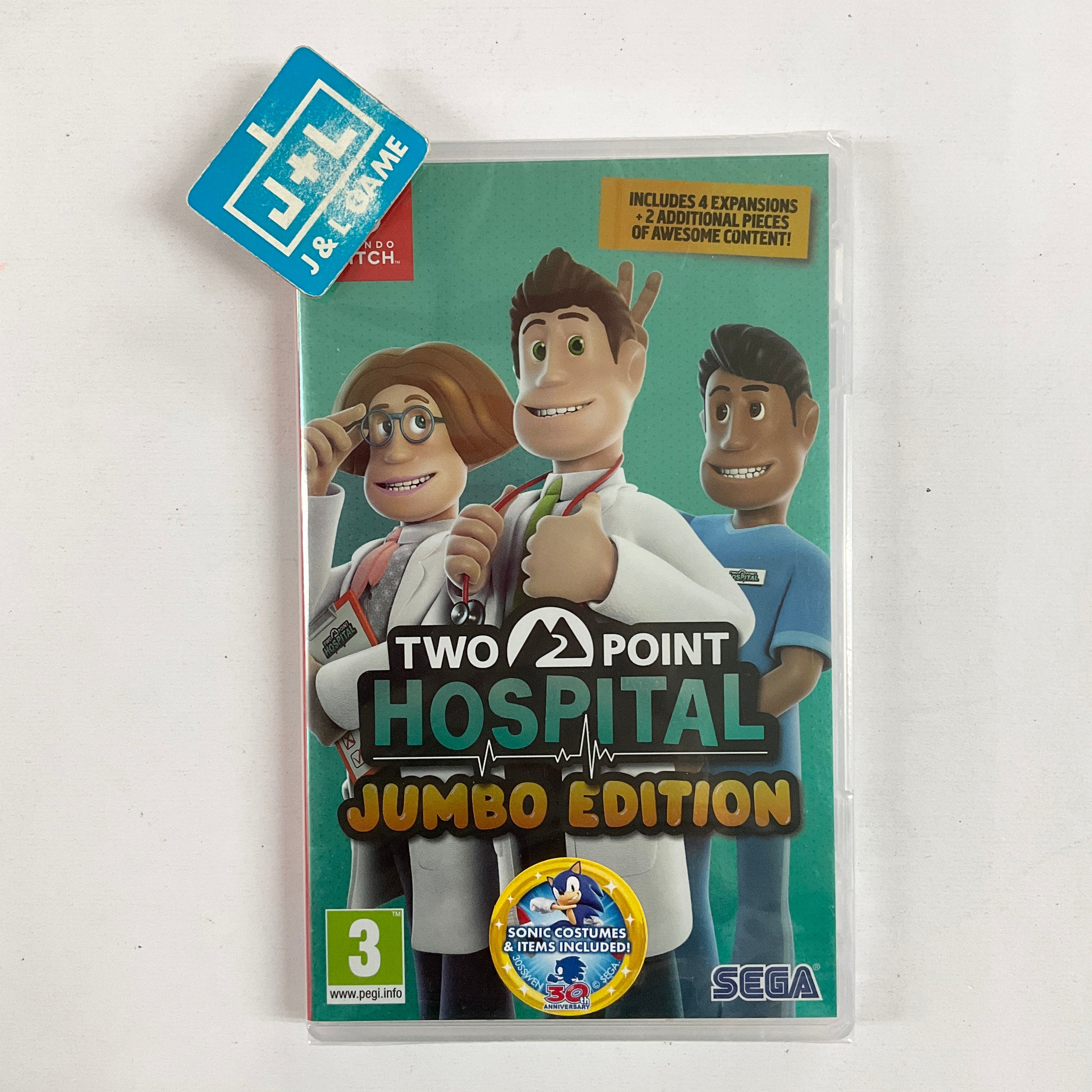 Two Point Hospital - Jumbo Edition - (NSW) Nintendo Switch (European Import) Video Games SEGA   