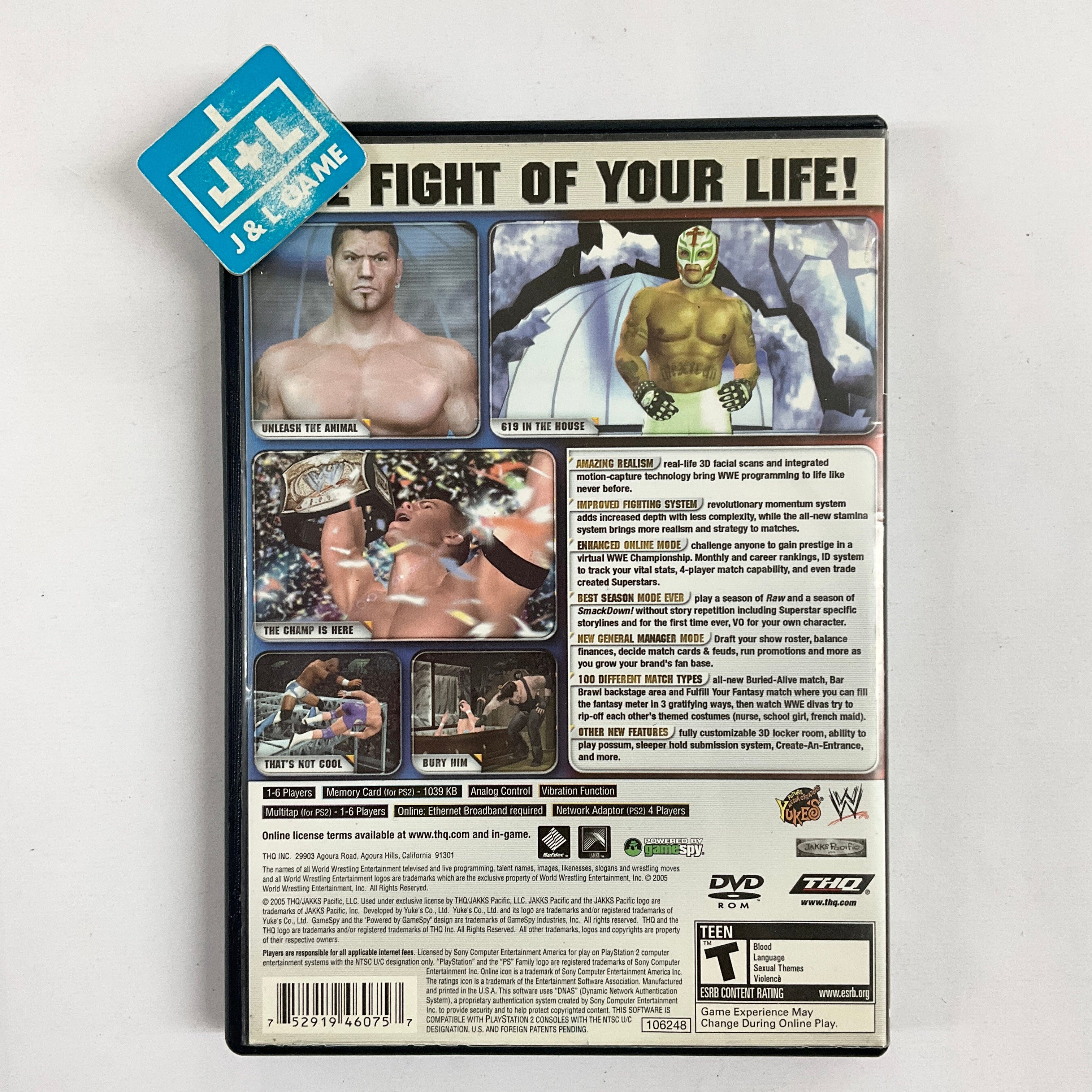 WWE Smackdown vs Raw 2006 - (PS2) PlayStation 2 [Pre-Owned] Video Games THQ   