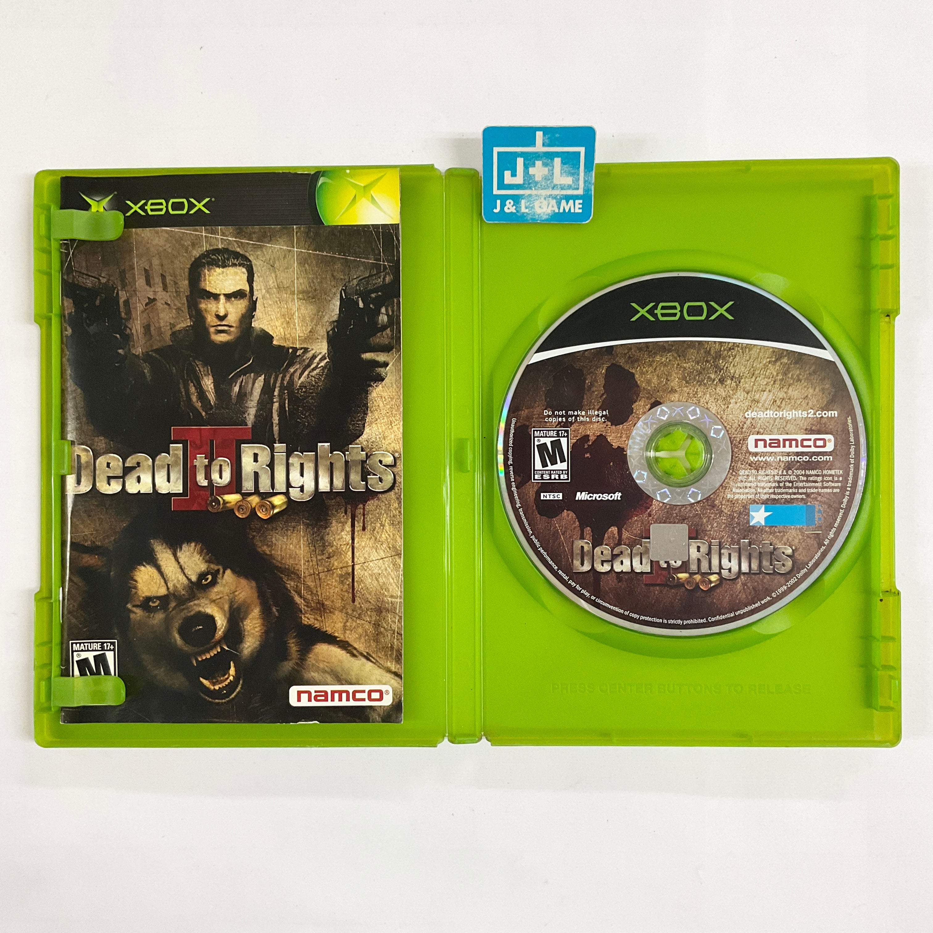 Dead to Rights II - (XB) Xbox [Pre-Owned] Video Games Namco   