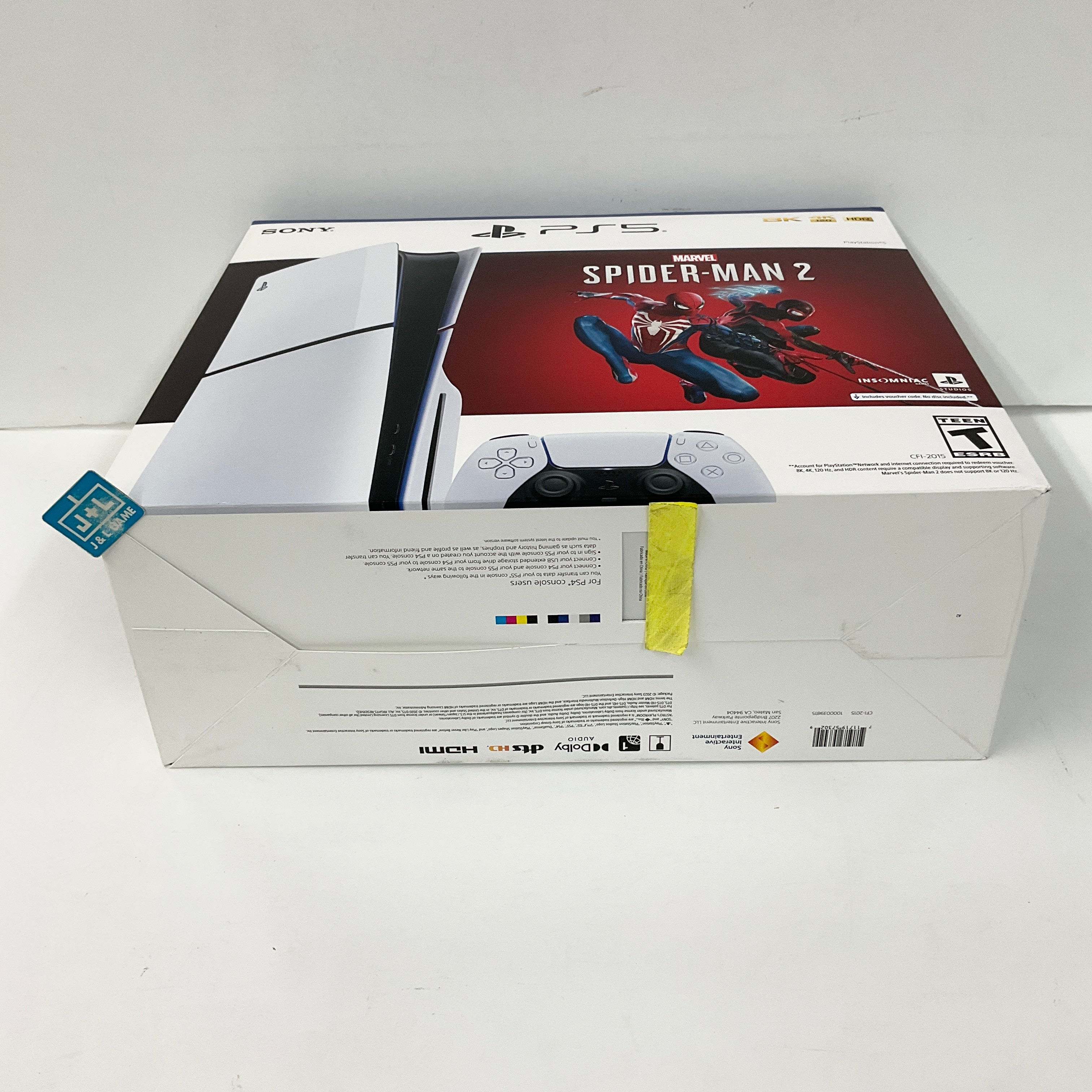 SONY PlayStation 5 Slim Disc Edition Console (Marvel’s Spider-Man 2 Bundle) - (PS5) Playstation 5 Consoles Sony   