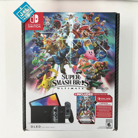 Nintendo Switch™ - OLED Model: Super Smash Bros.™ Ultimate Bundle (Full Game Download + 3 Mo. Nintendo Switch Online Membership Included) - (NSW) Nintendo Switch