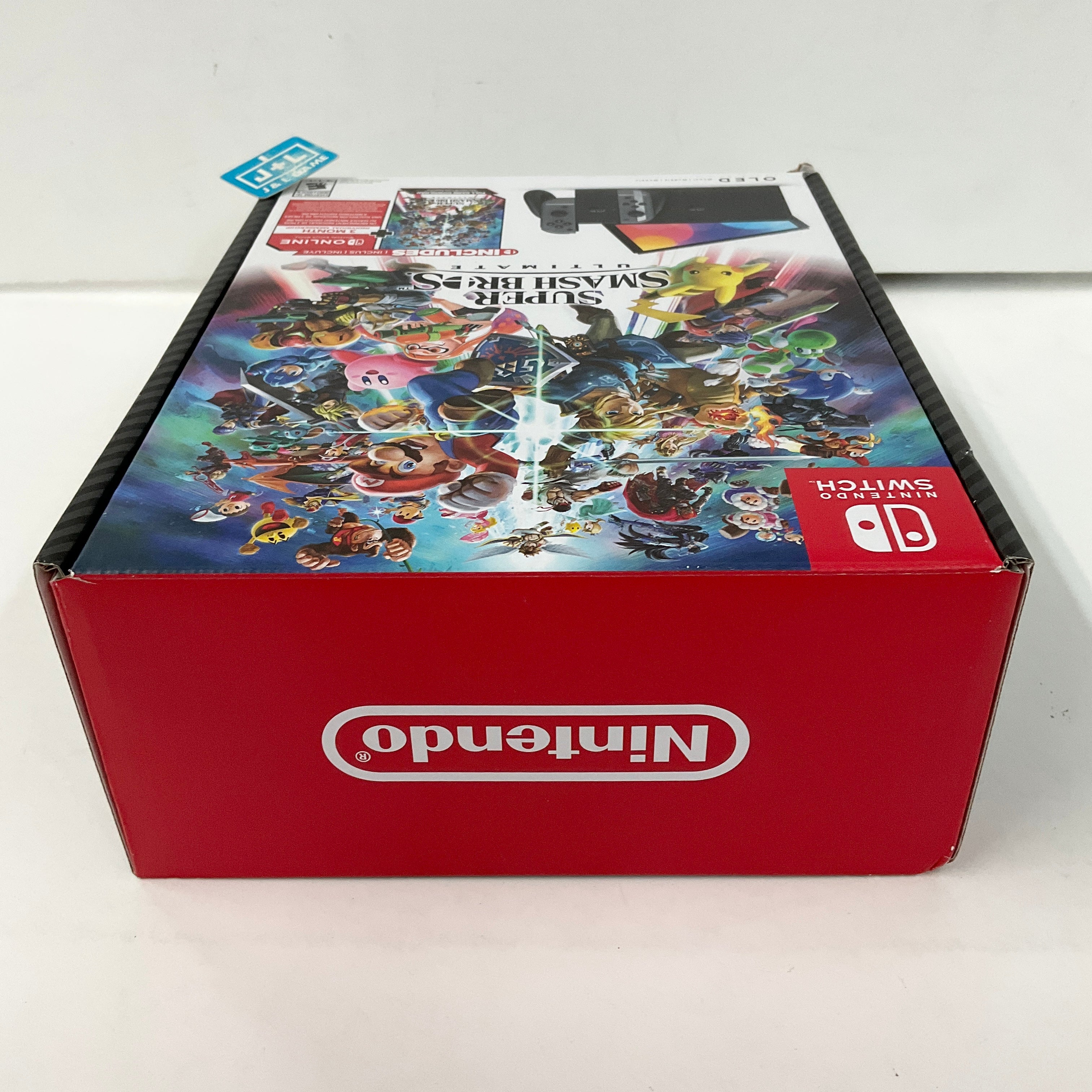 Nintendo Switch™ - OLED Model: Super Smash Bros.™ Ultimate Bundle (Full Game Download + 3 Mo. Nintendo Switch Online Membership Included) - (NSW) Nintendo Switch CONSOLE Nintendo   