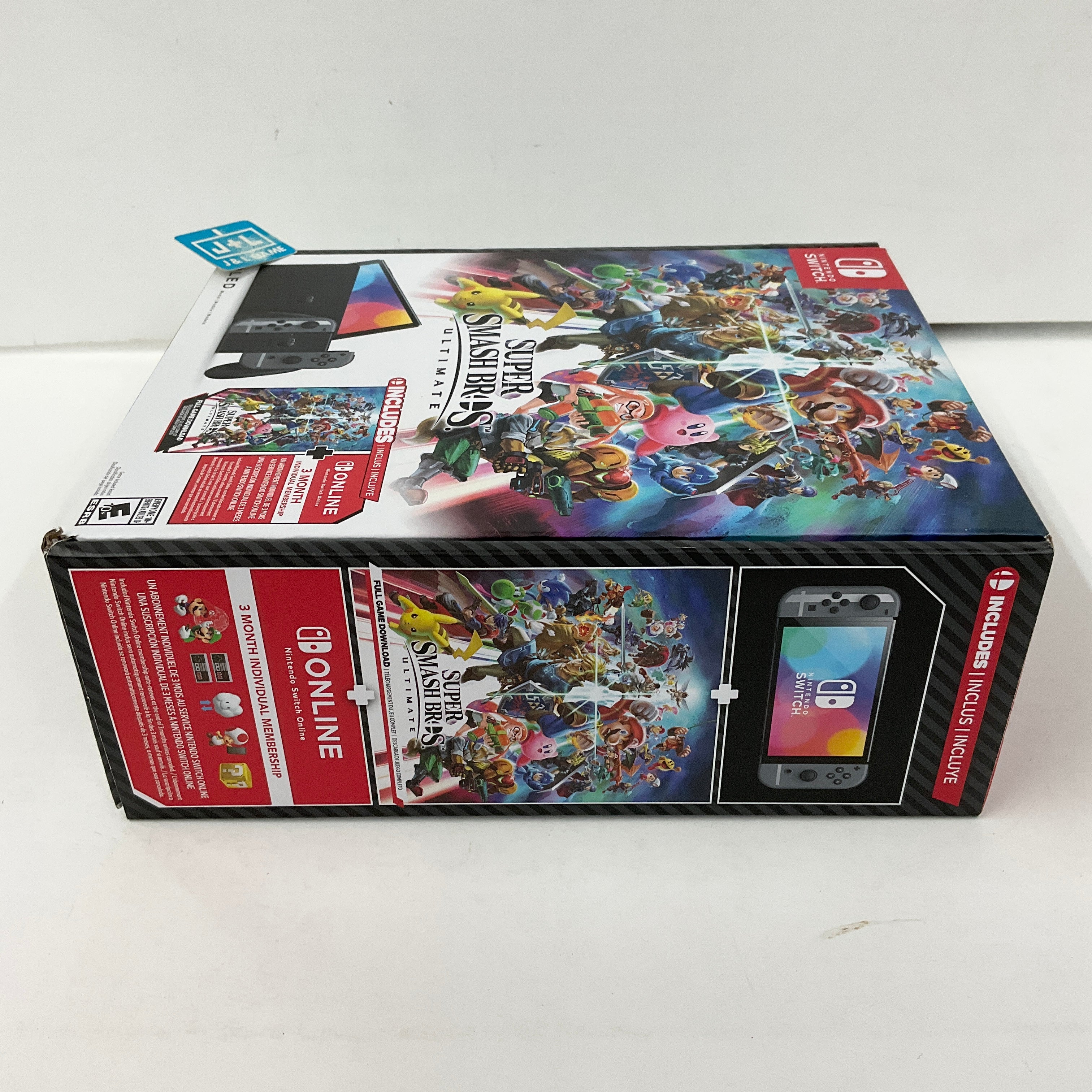 Nintendo Switch™ - OLED Model: Super Smash Bros.™ Ultimate Bundle (Full Game Download + 3 Mo. Nintendo Switch Online Membership Included) - (NSW) Nintendo Switch CONSOLE Nintendo   