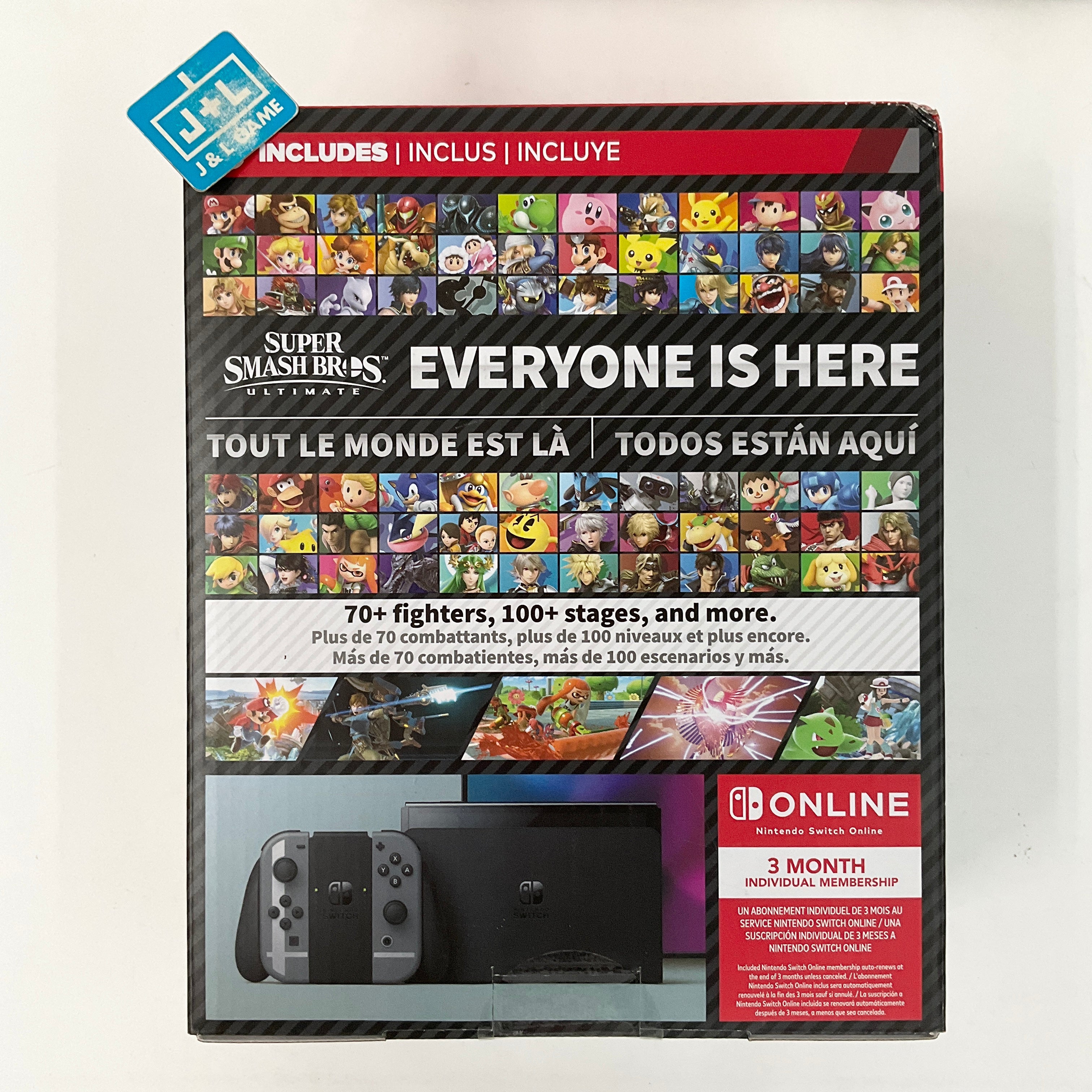 Nintendo Switch™ - OLED Model: Super Smash Bros.™ Ultimate Bundle (Full Game Download + 3 Mo. Nintendo Switch Online Membership Included) - (NSW) Nintendo Switch CONSOLE Nintendo   