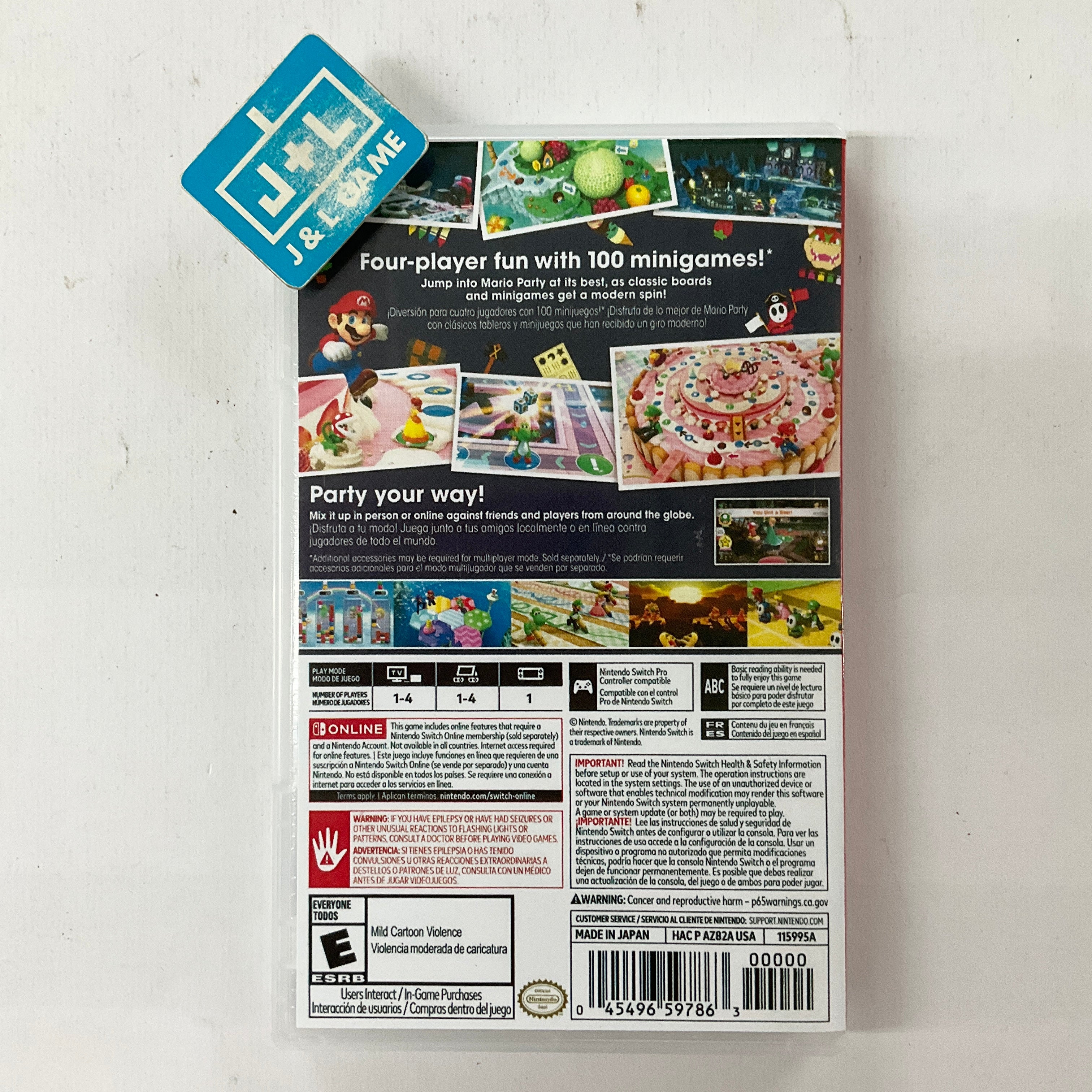 Mario Party Superstars - (NSW) Nintendo Switch [Pre-Owned] Video Games Nintendo   