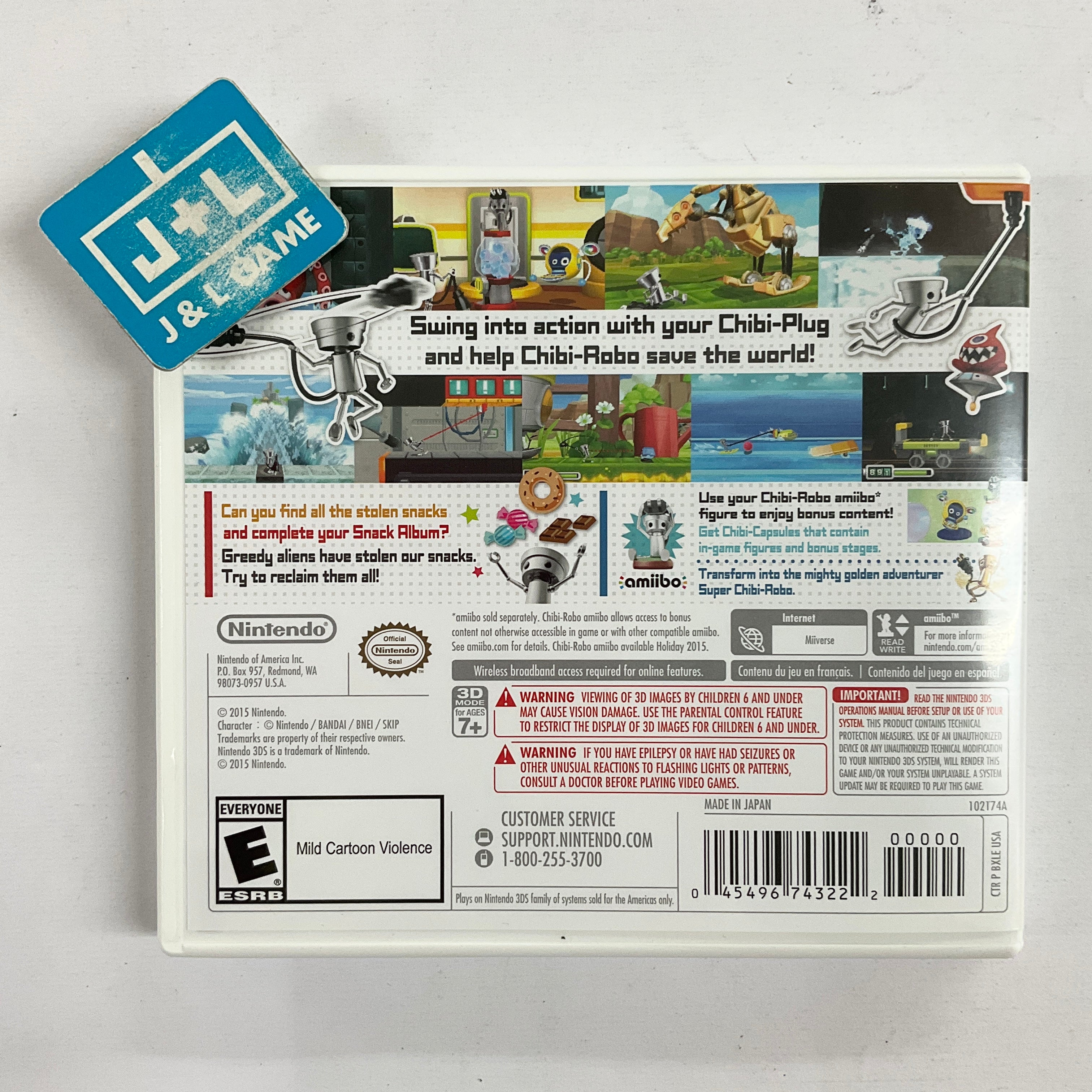 Chibi-Robo! Zip Lash - Nintendo 3DS [Pre-Owned] Video Games Nintendo   