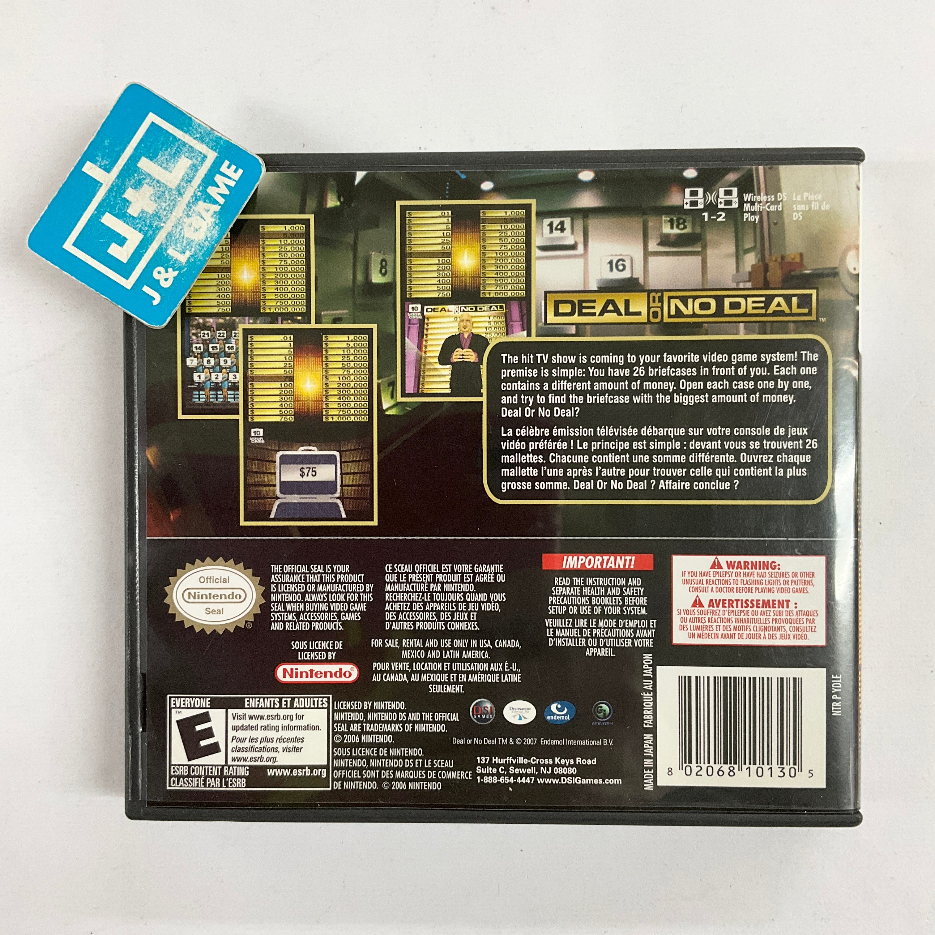 Deal or No Deal - (NDS) Nintendo DS [Pre-Owned] Video Games Destination Software   