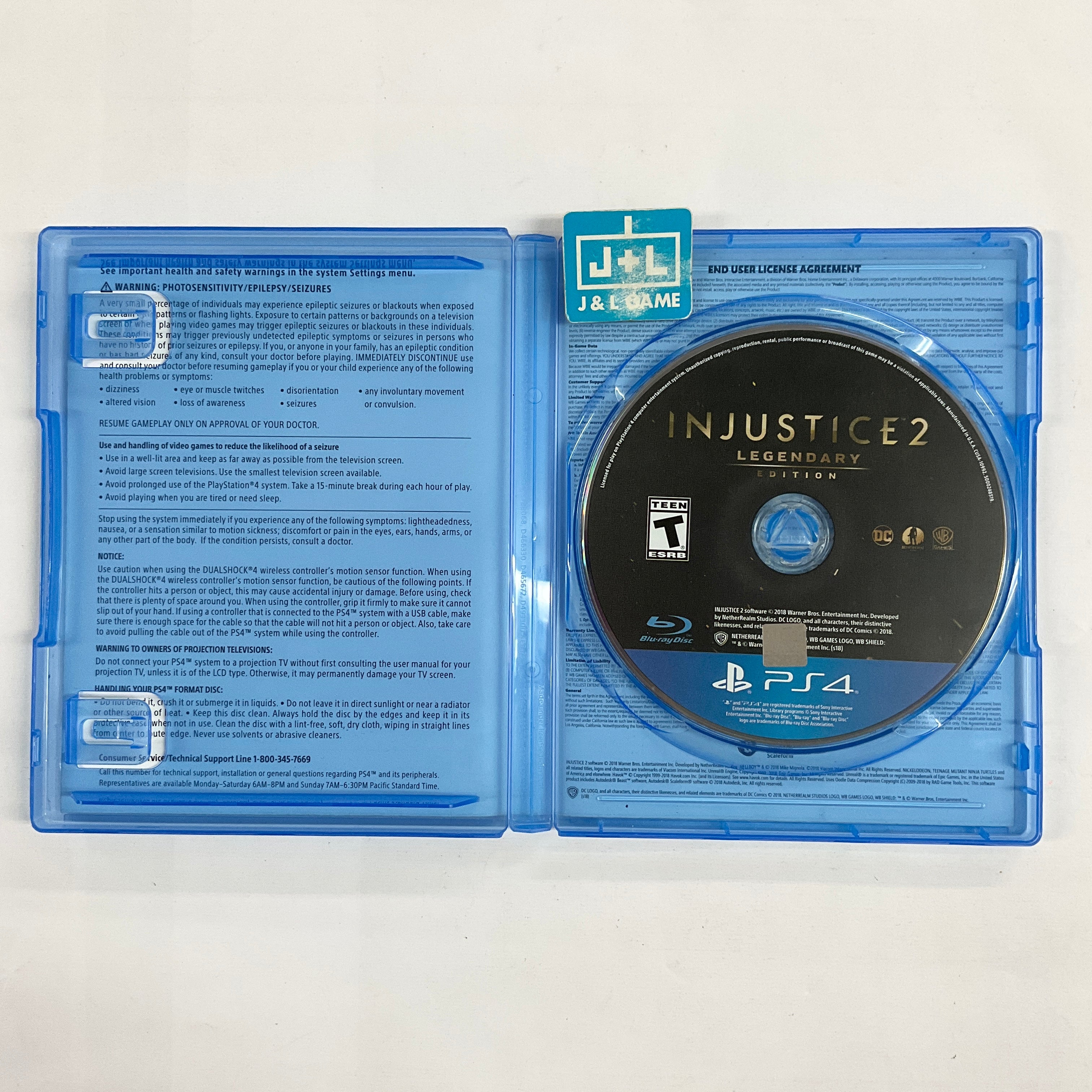 Injustice 2 (Legendary Edition) - (PS4) PlayStation 4 [Pre-Owned] Video Games WB Games   