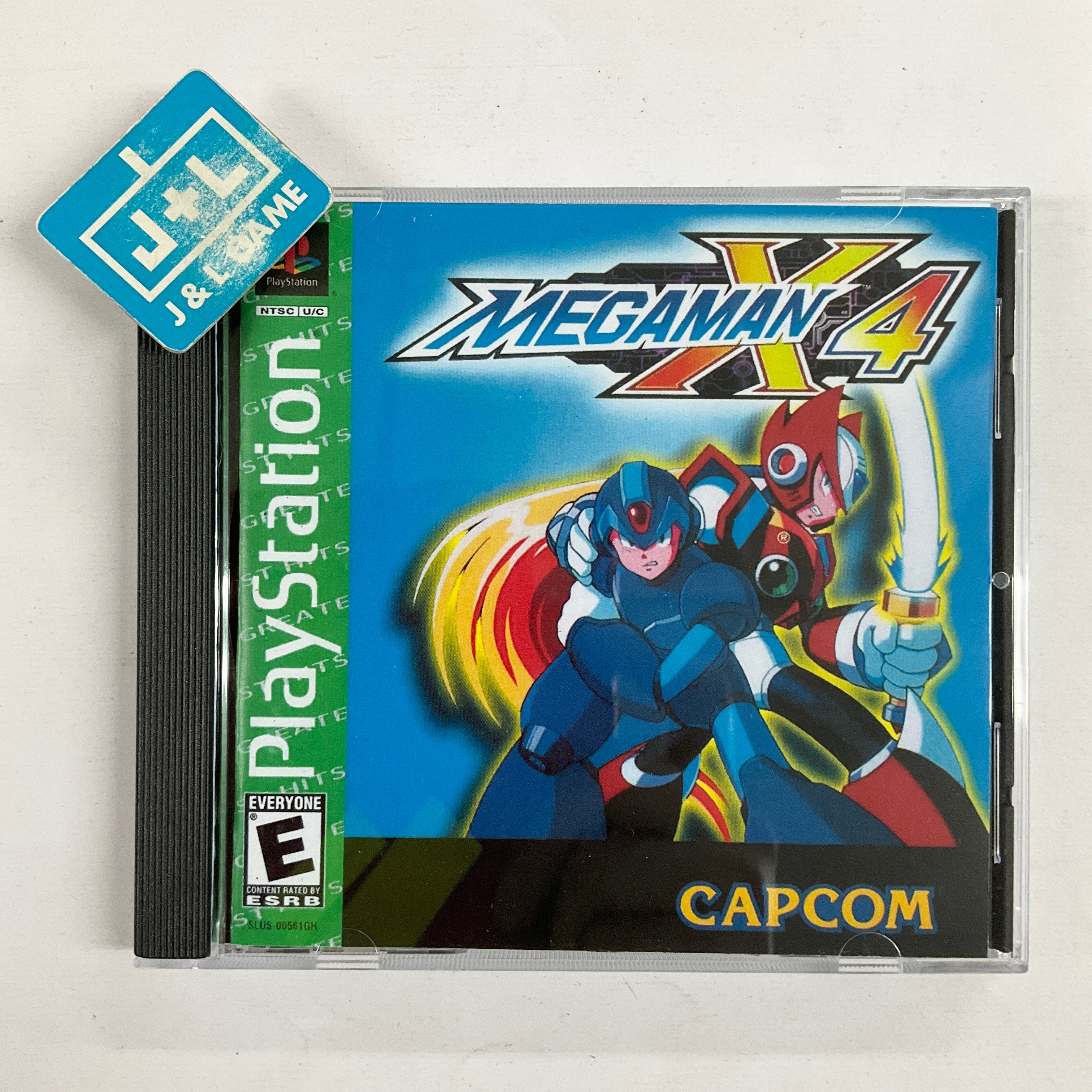 Mega Man X4 (Greatest Hits) - (PS1) PlayStation 1 [Pre-Owned] Video Games Capcom   