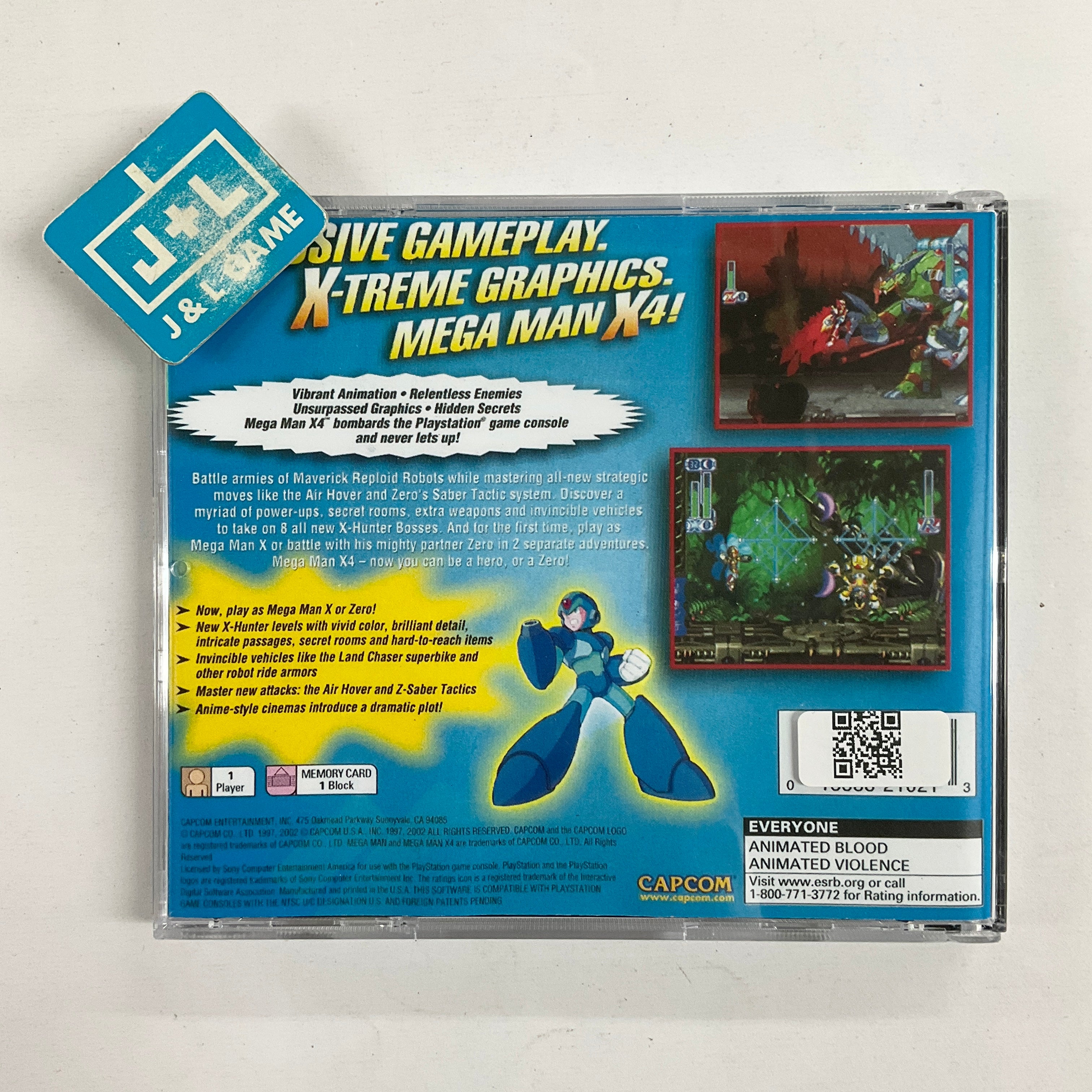 Mega Man X4 (Greatest Hits) - (PS1) PlayStation 1 [Pre-Owned] Video Games Capcom   