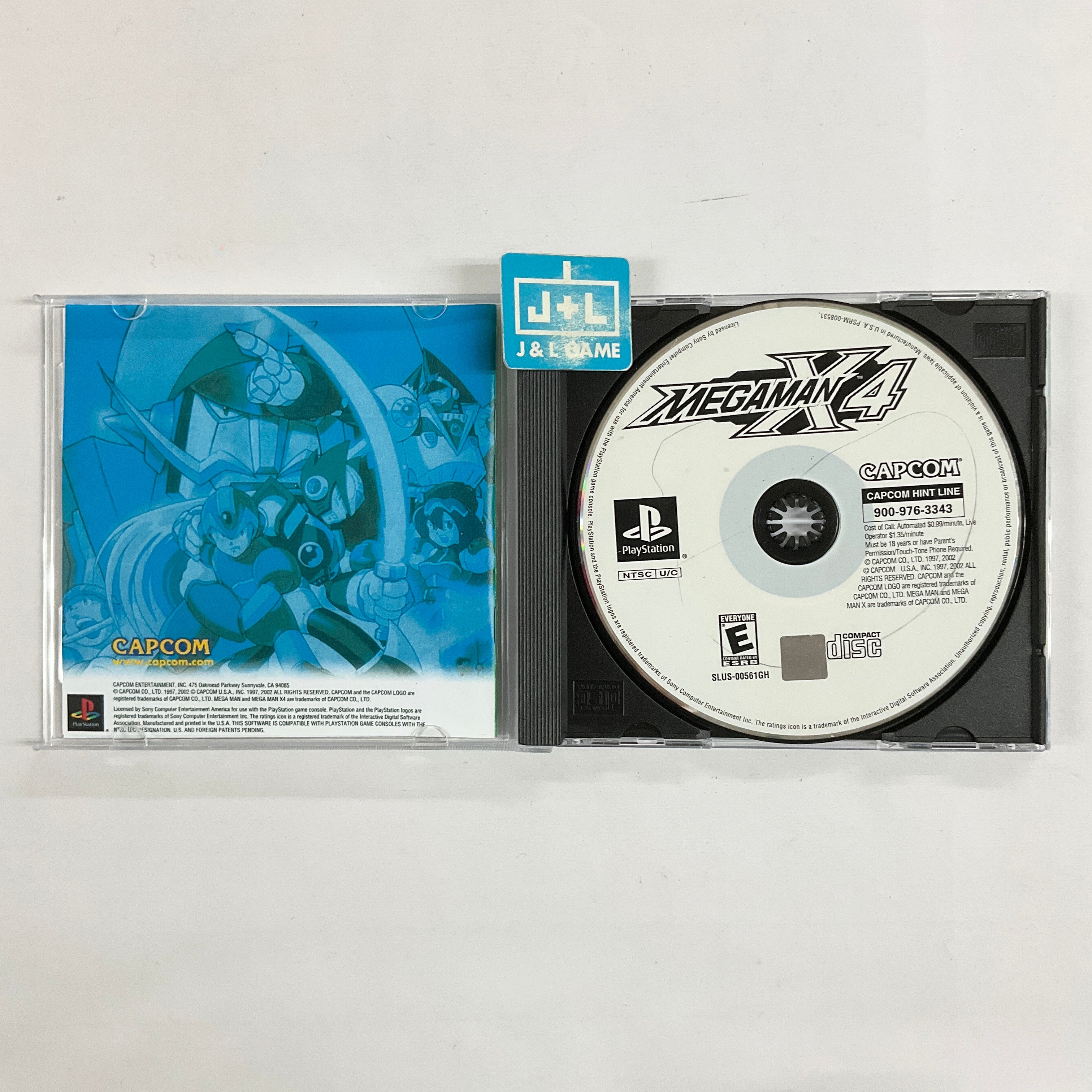 Mega Man X4 (Greatest Hits) - (PS1) PlayStation 1 [Pre-Owned] Video Games Capcom   