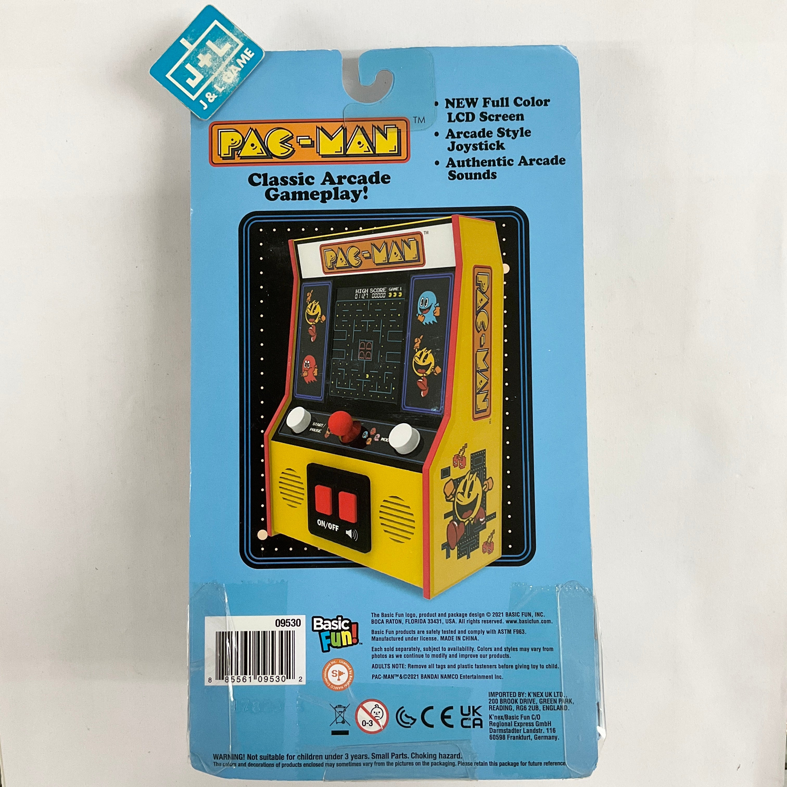 Basic Fun Pac-Man Mini Arcade Toy Pac Man   