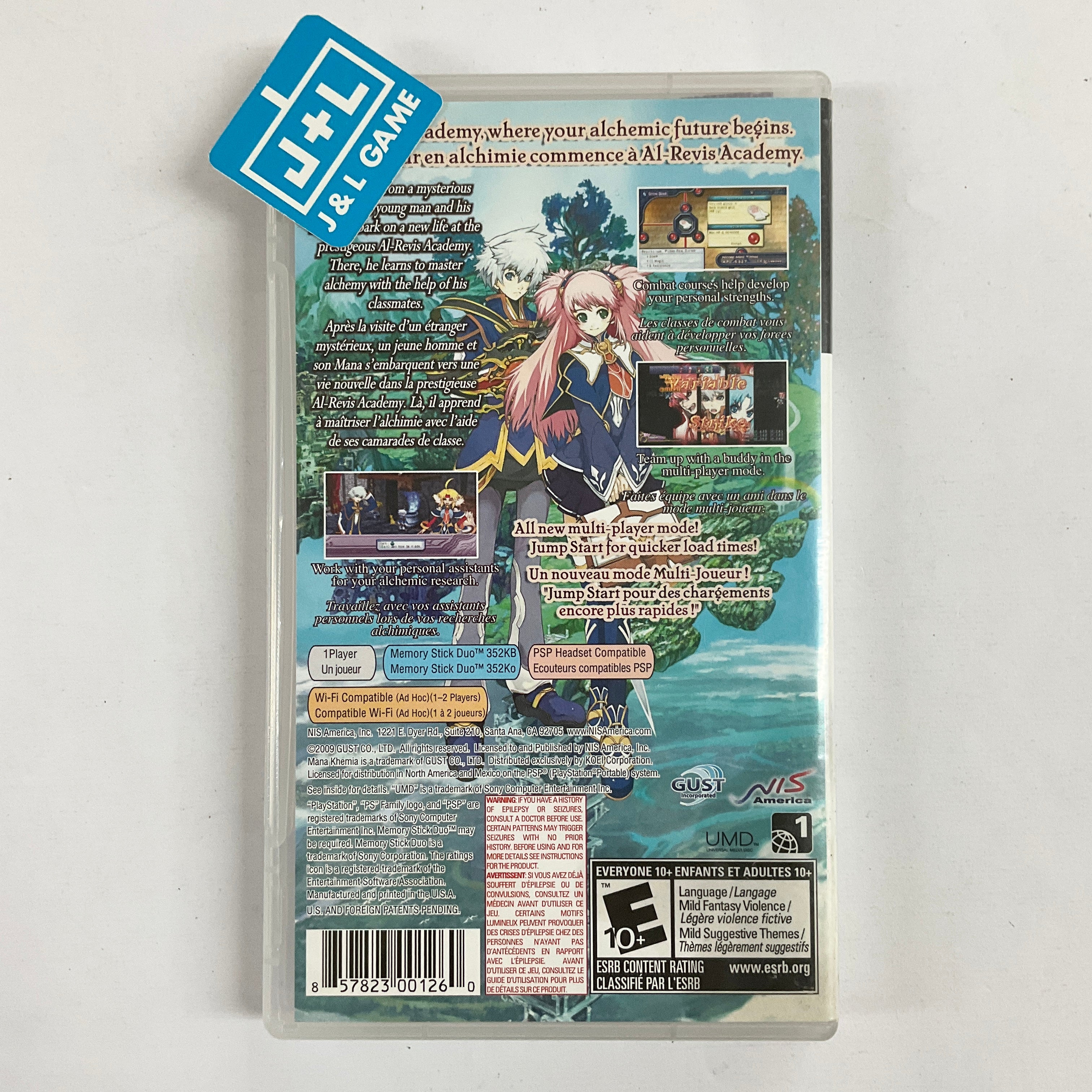 Mana Khemia: Student Alliance - Sony PSP [Pre-Owned] Video Games NIS America   